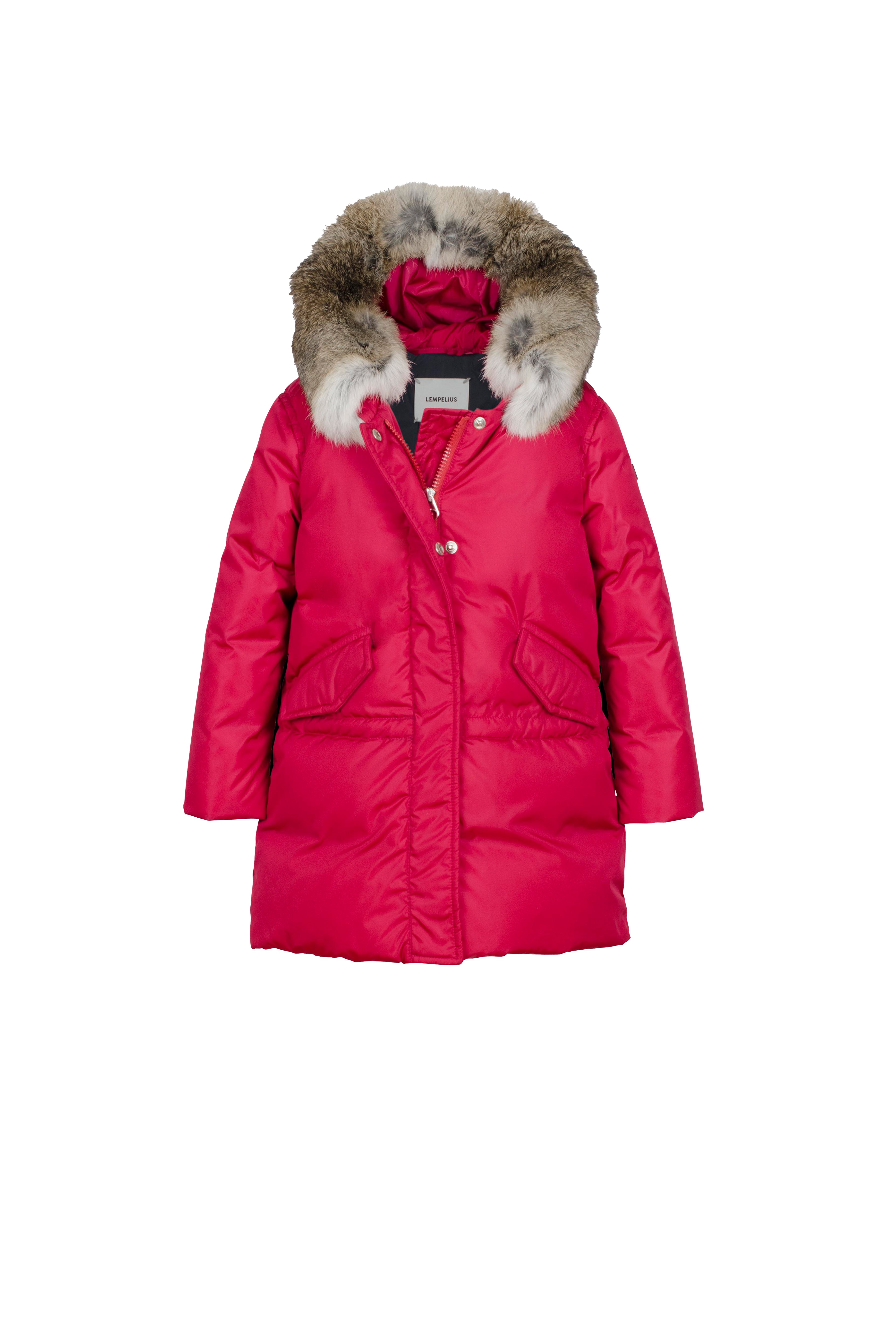 GIRLS DOWN PARKA WITH RABBIT SSK