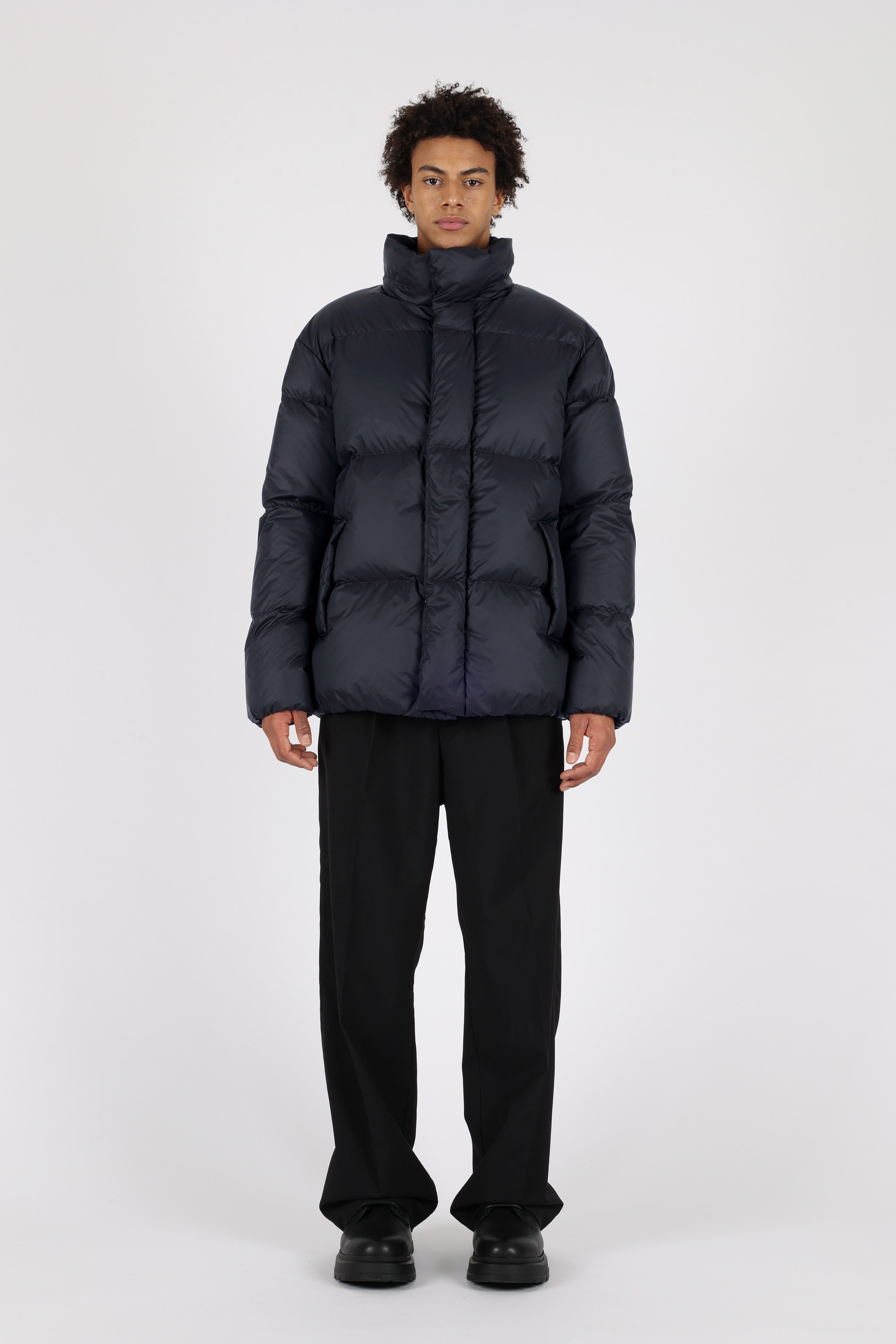 LEMPELIUS men down puffer jacket MEO in dark blue