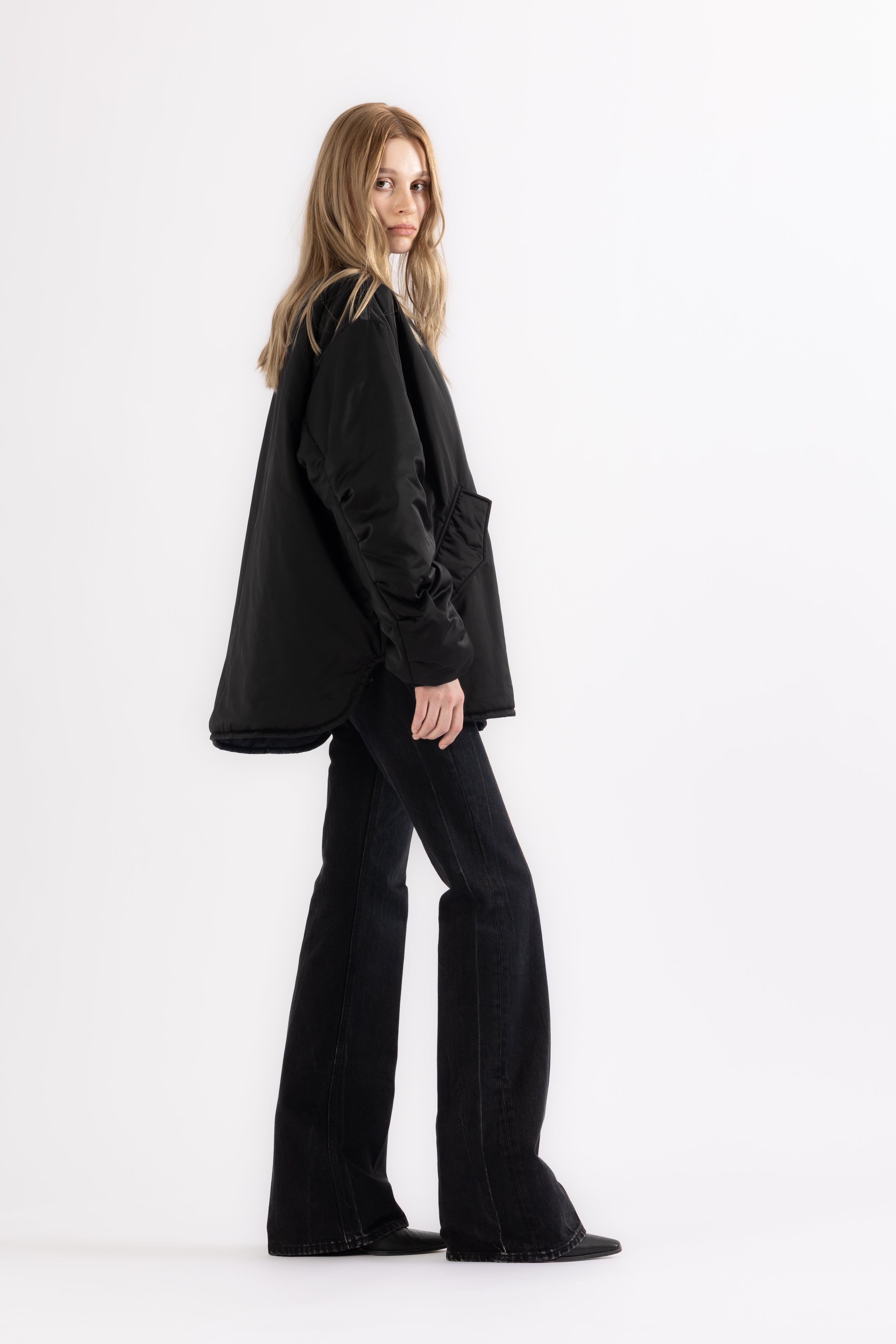 FLARED BOMBER JACKET RIA