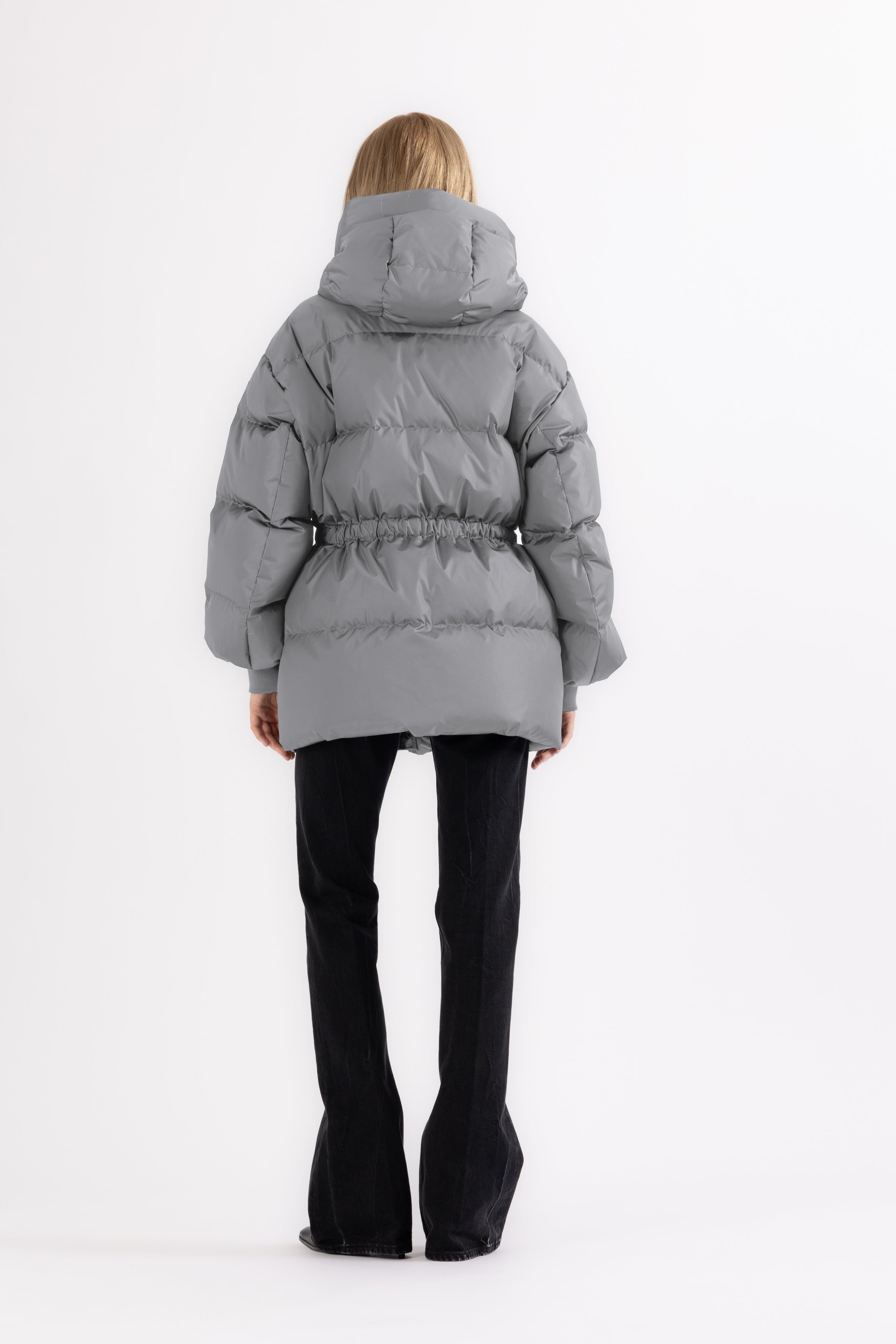 DRAWSTRING DOWN JACKET AZA