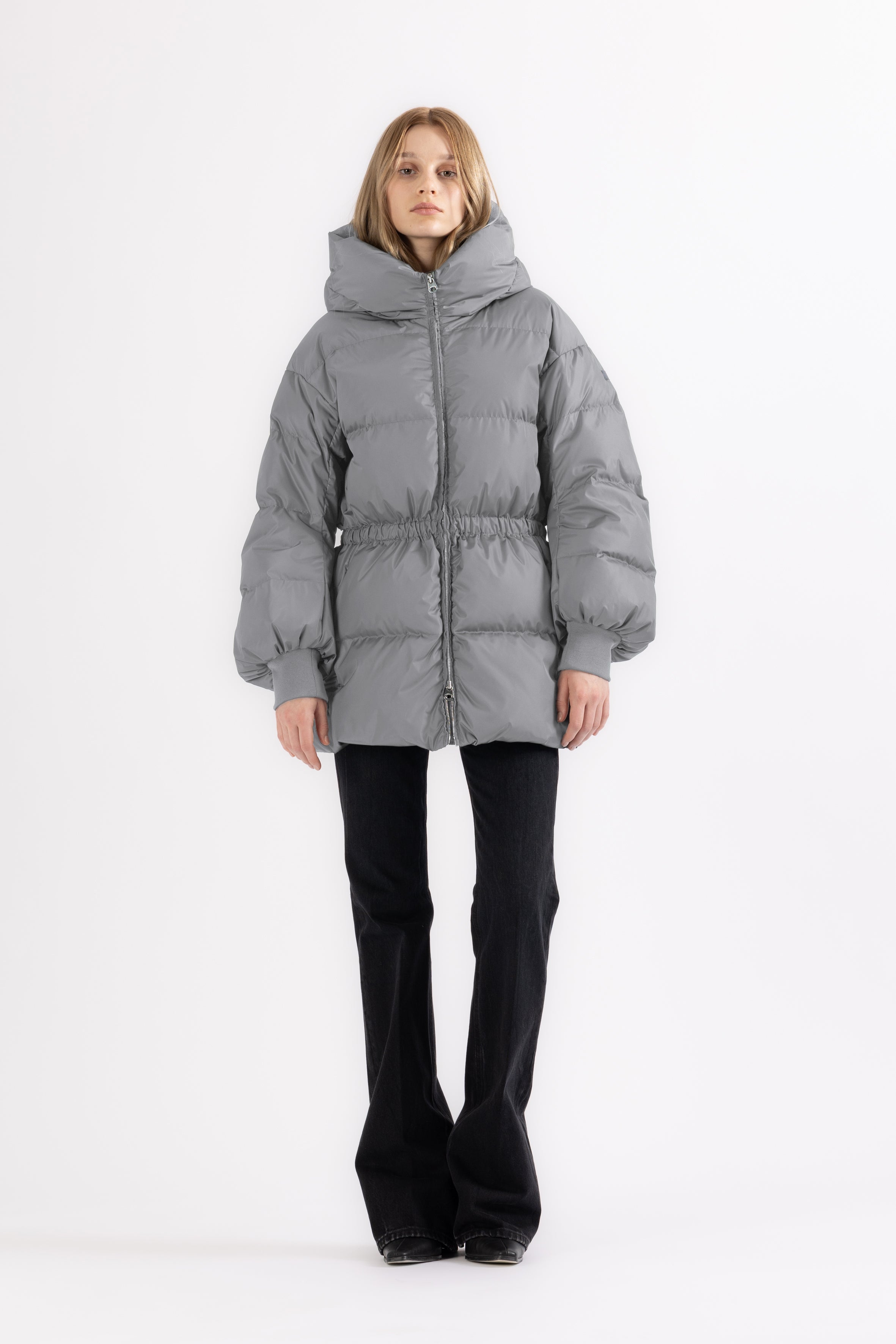 DRAWSTRING DOWN JACKET AZA