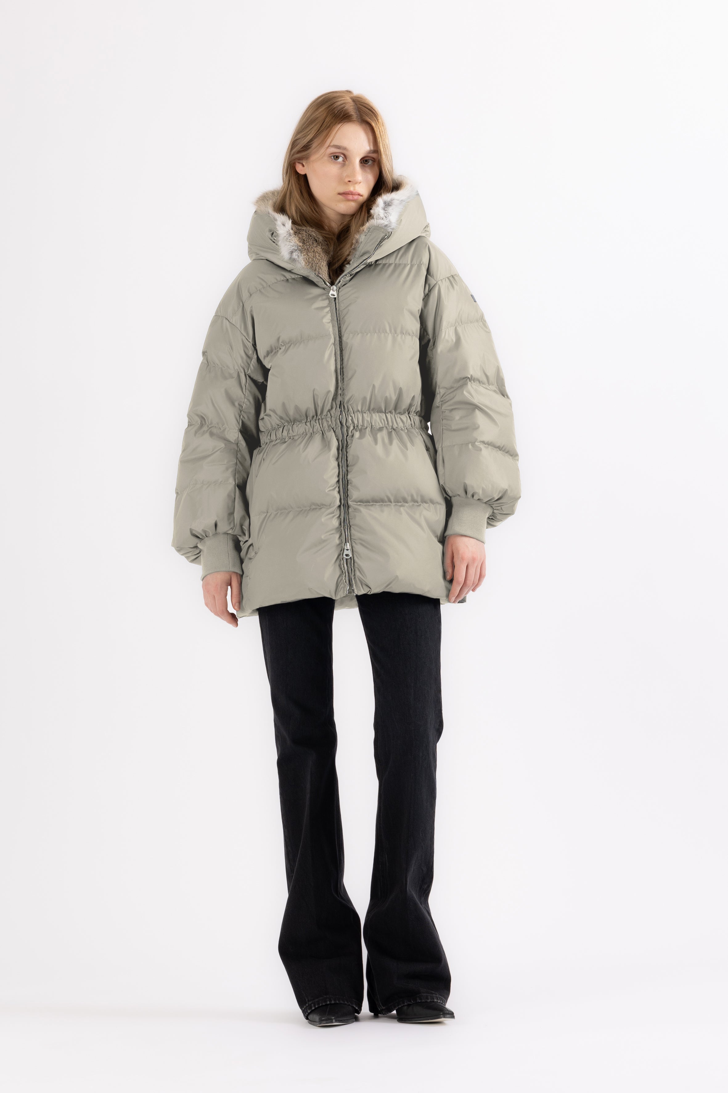DRAWSTRING DOWN JACKET AZA R 16