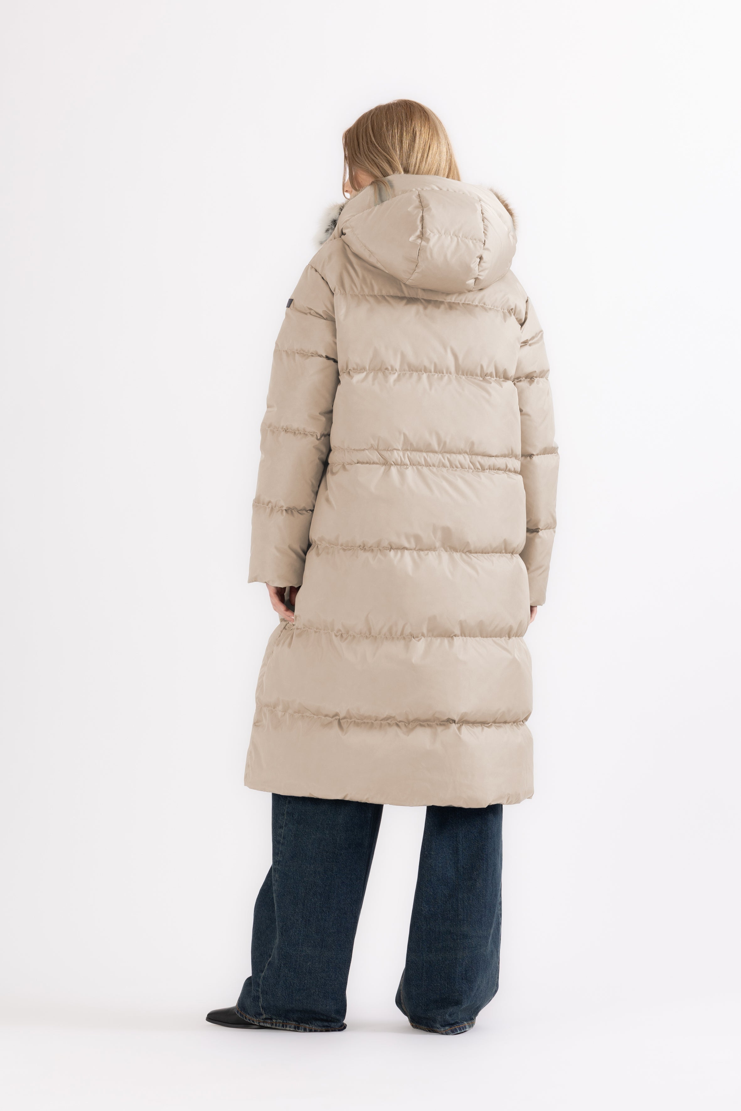 ELONGATED DOWN COAT EZA