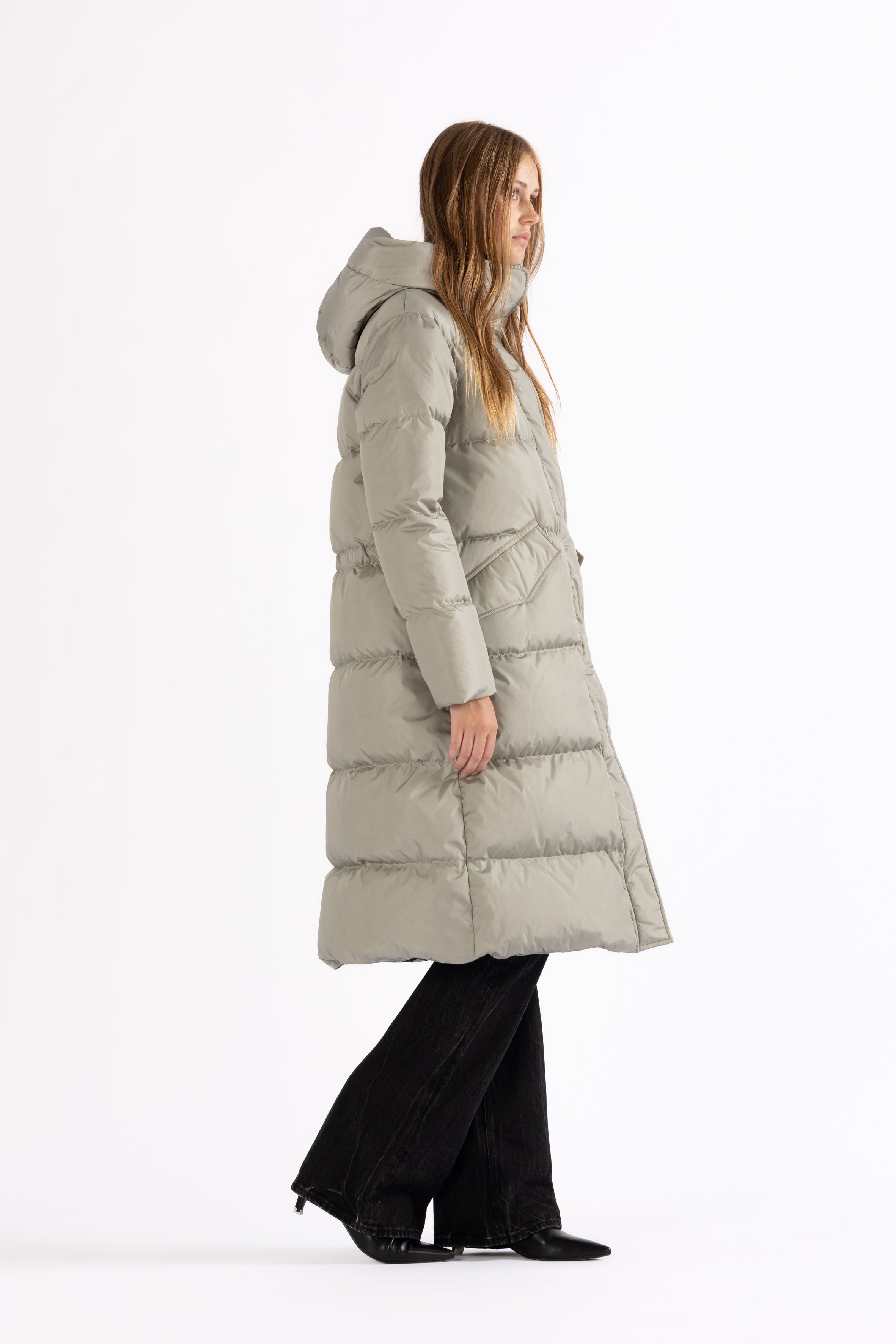ELONGATED DOWN COAT EZA