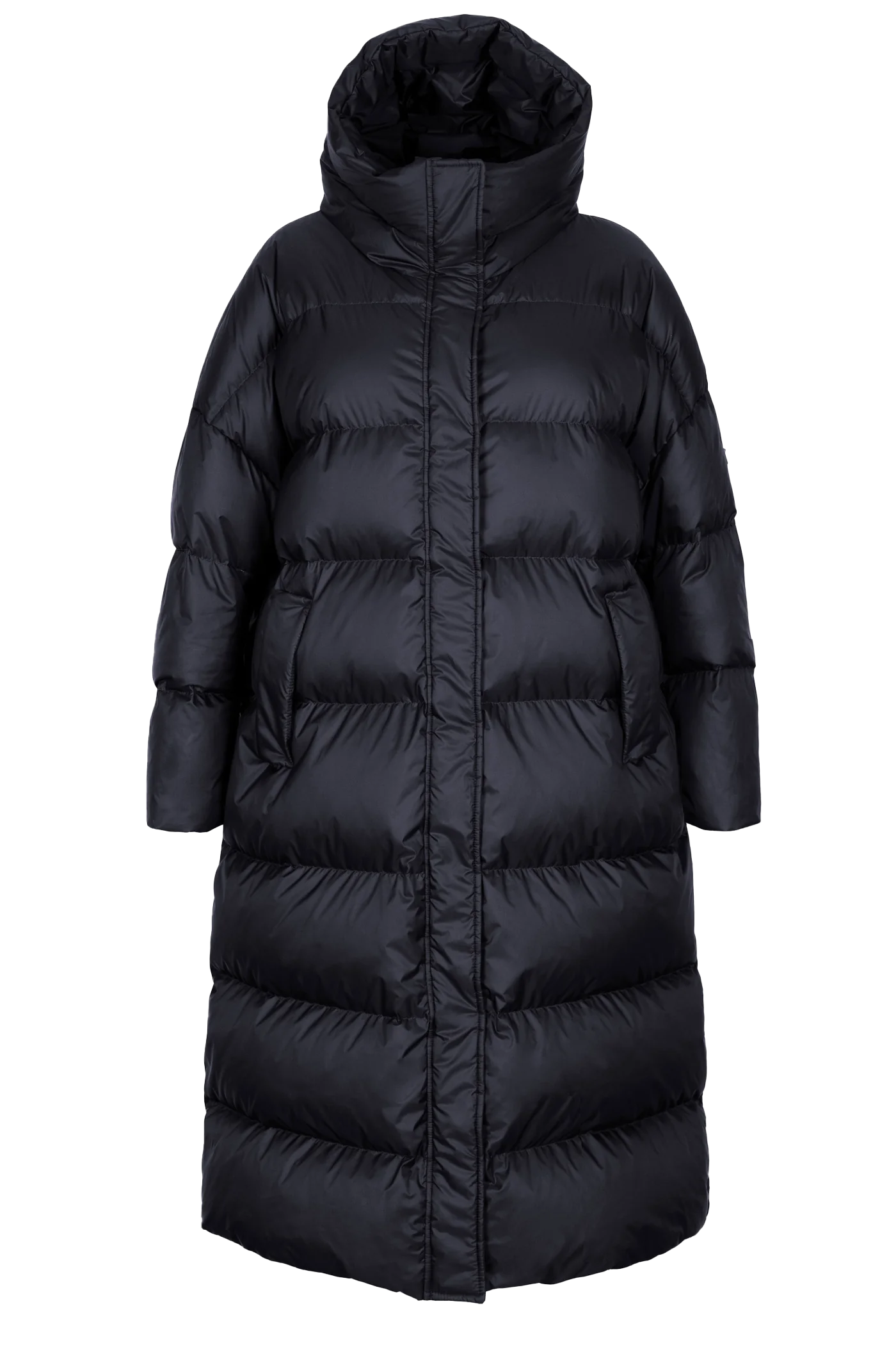 Dropped shoulders Lempelius long downcoat in blue