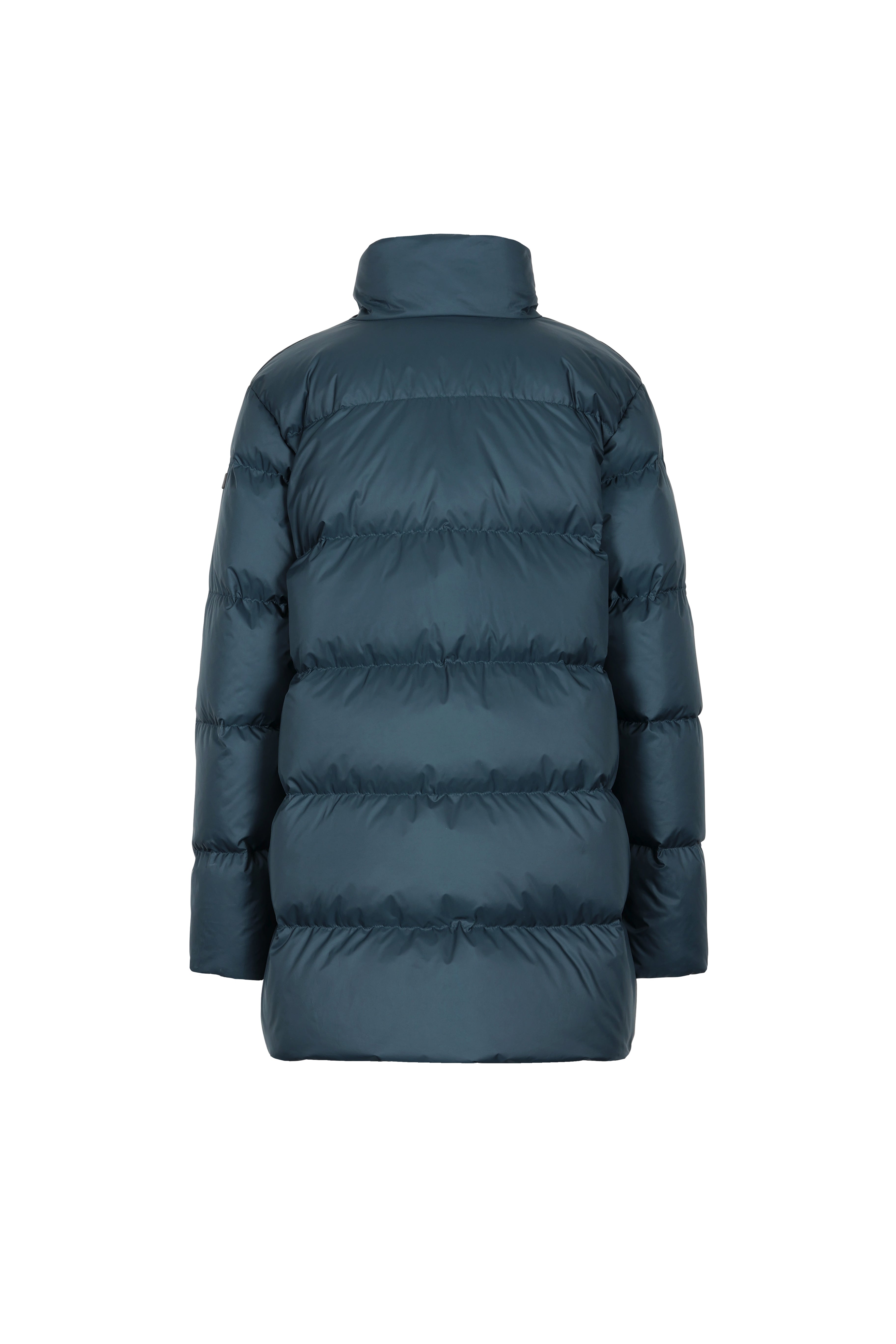 short quilted Lempelius Down Jacket with lapel collar