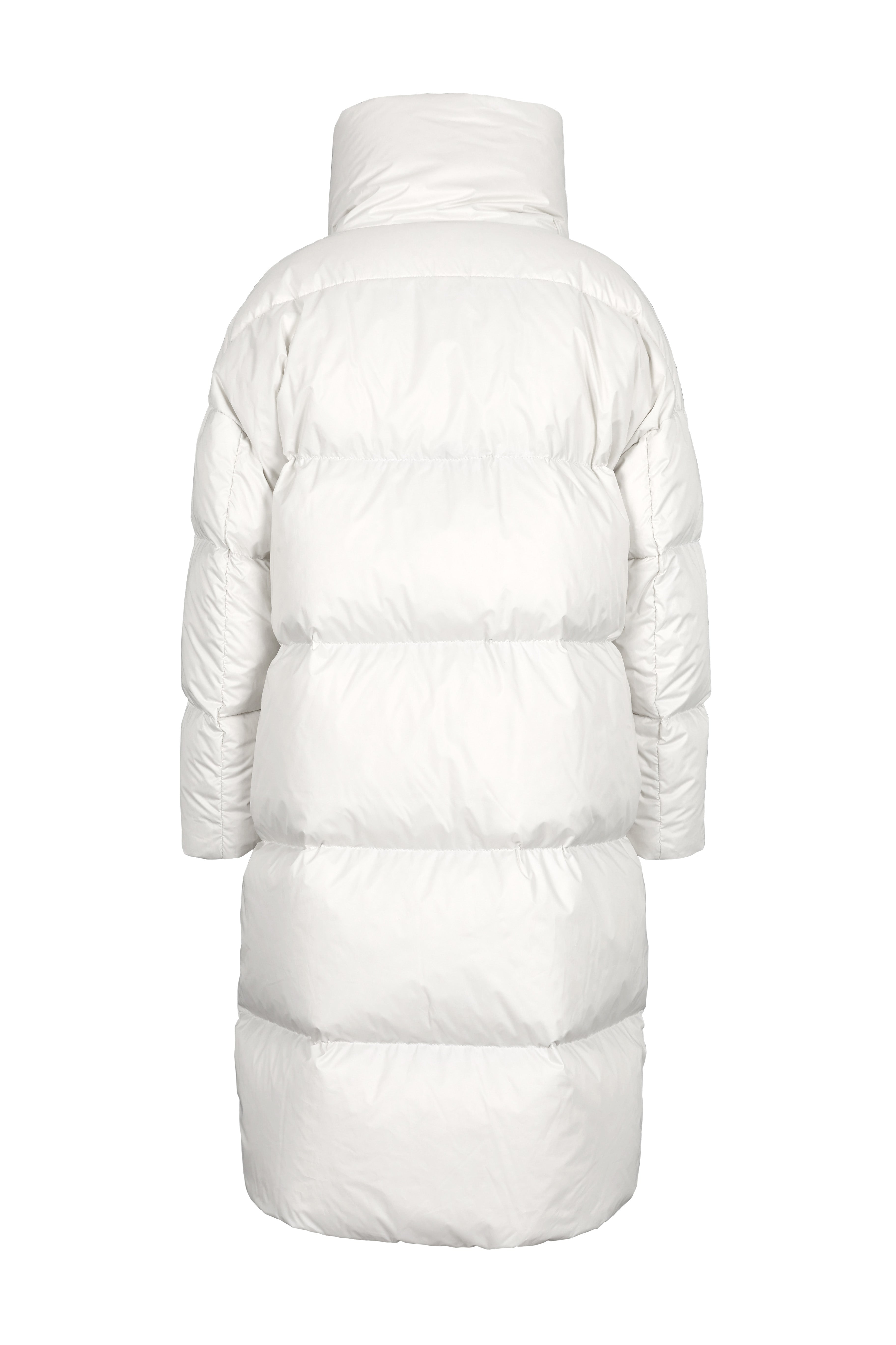 Lempelius wrap down coat with oversized collar