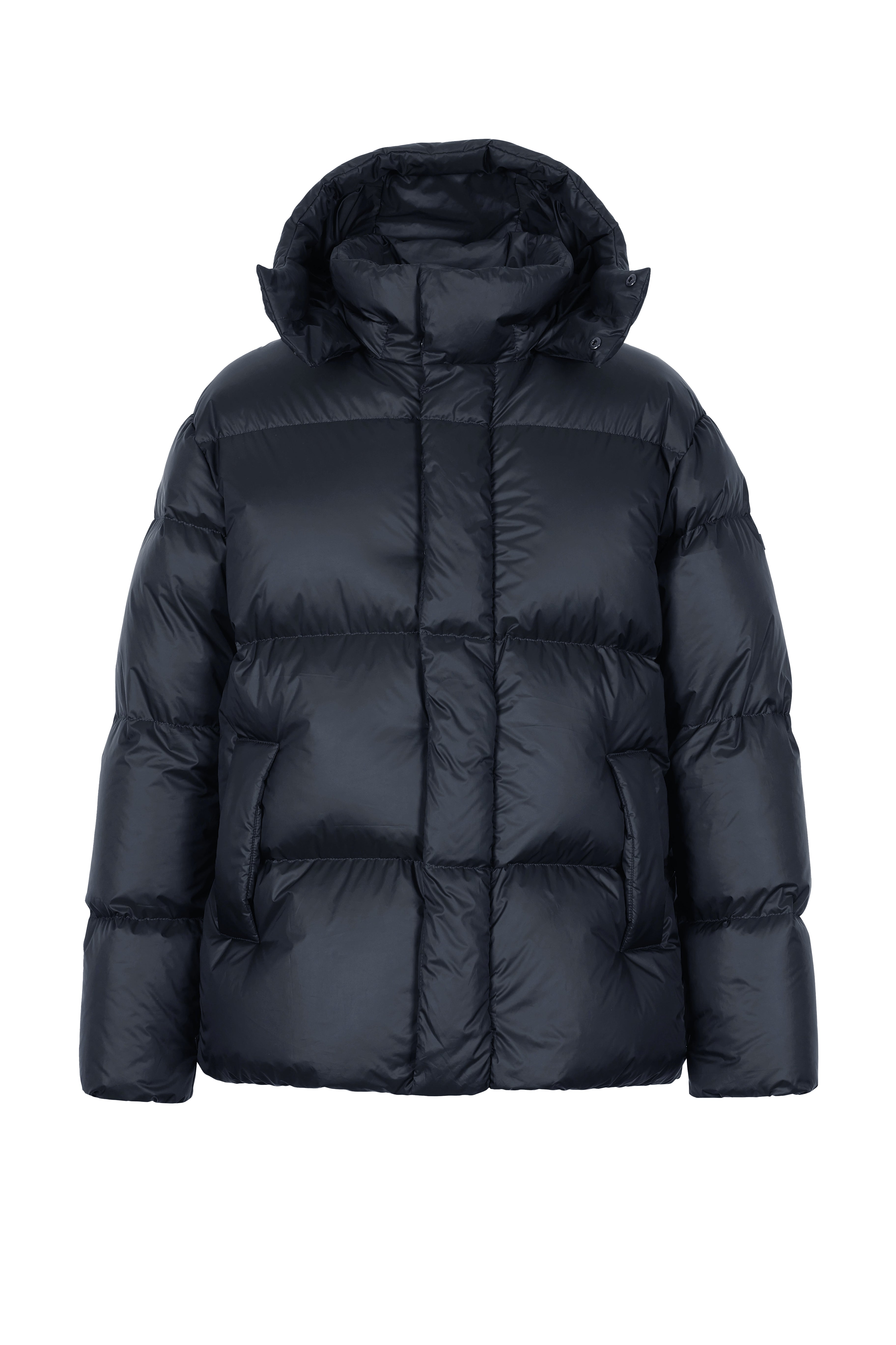 Mens Down puffer in dark blue front