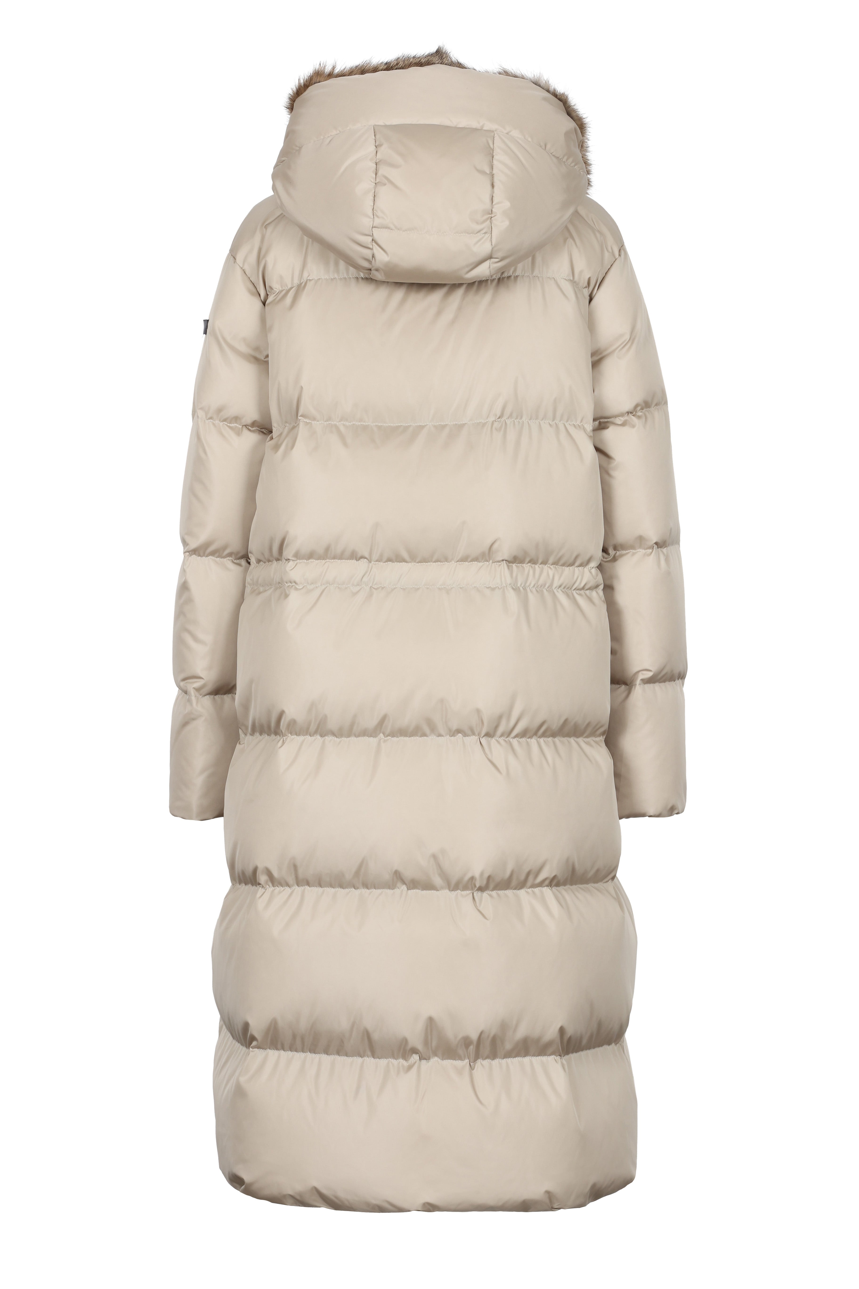Long Lempelius Downcoat with a slim silhouette