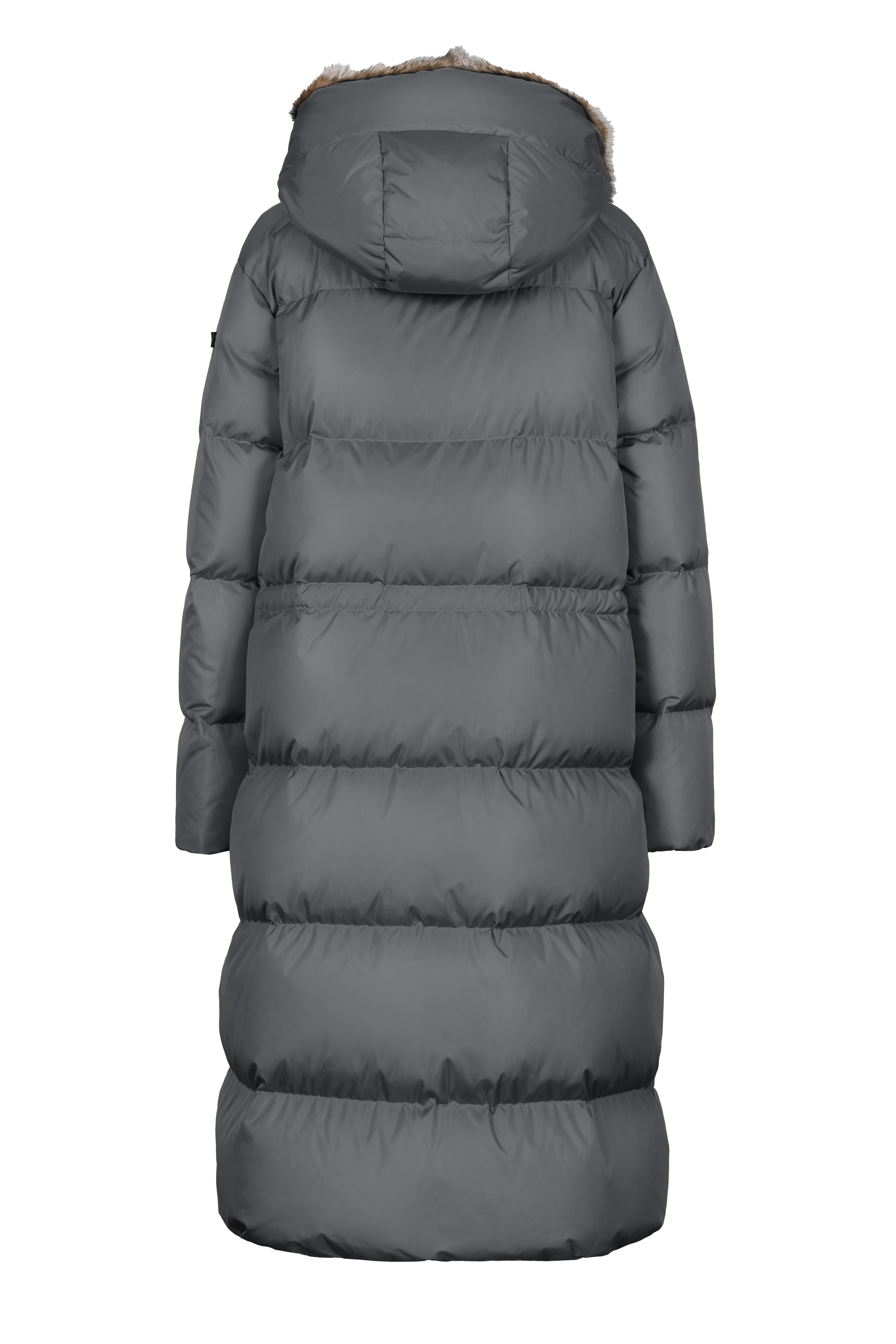Long Lempelius Downcoat with a slim silhouette