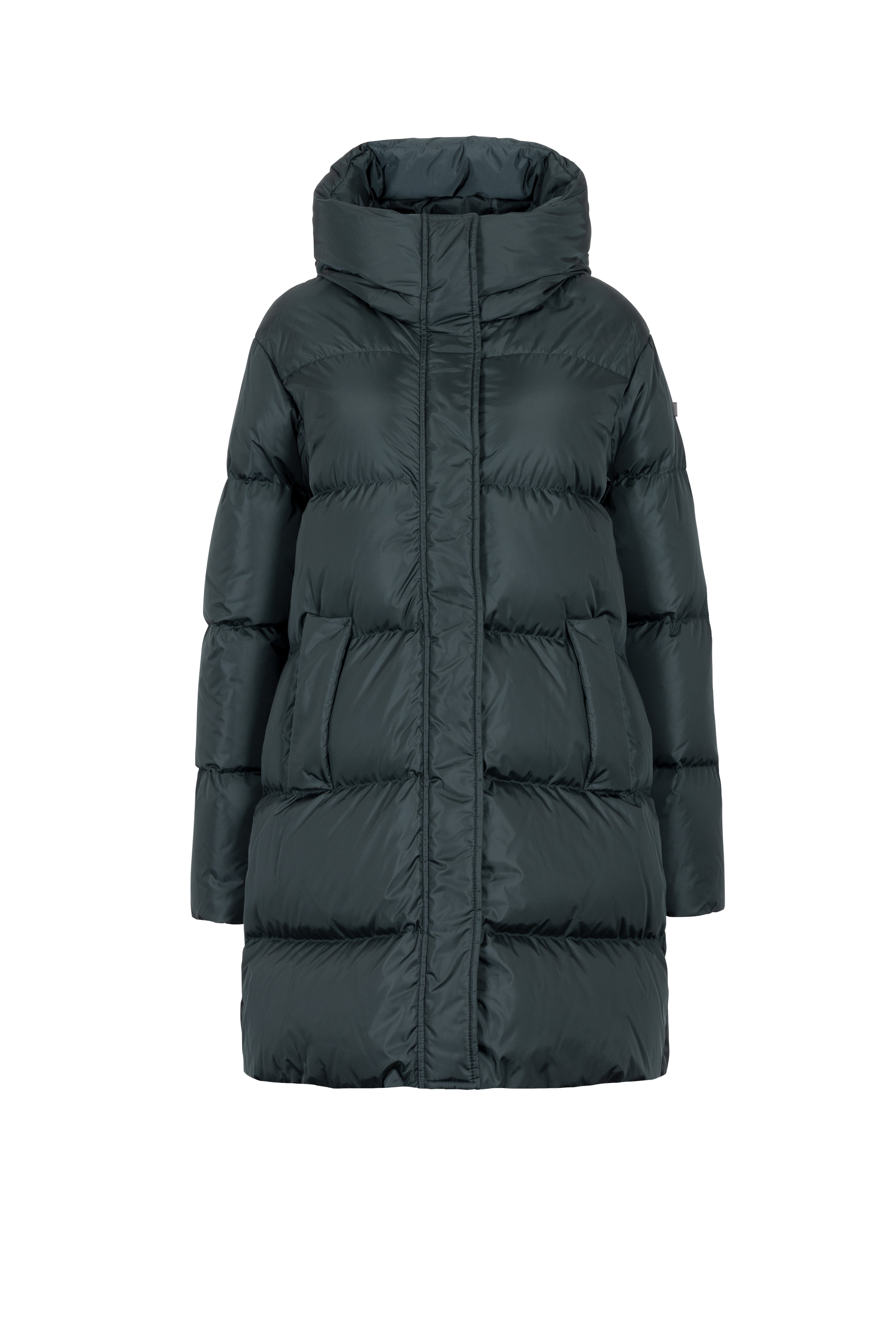high quality down jacket in beautiful green