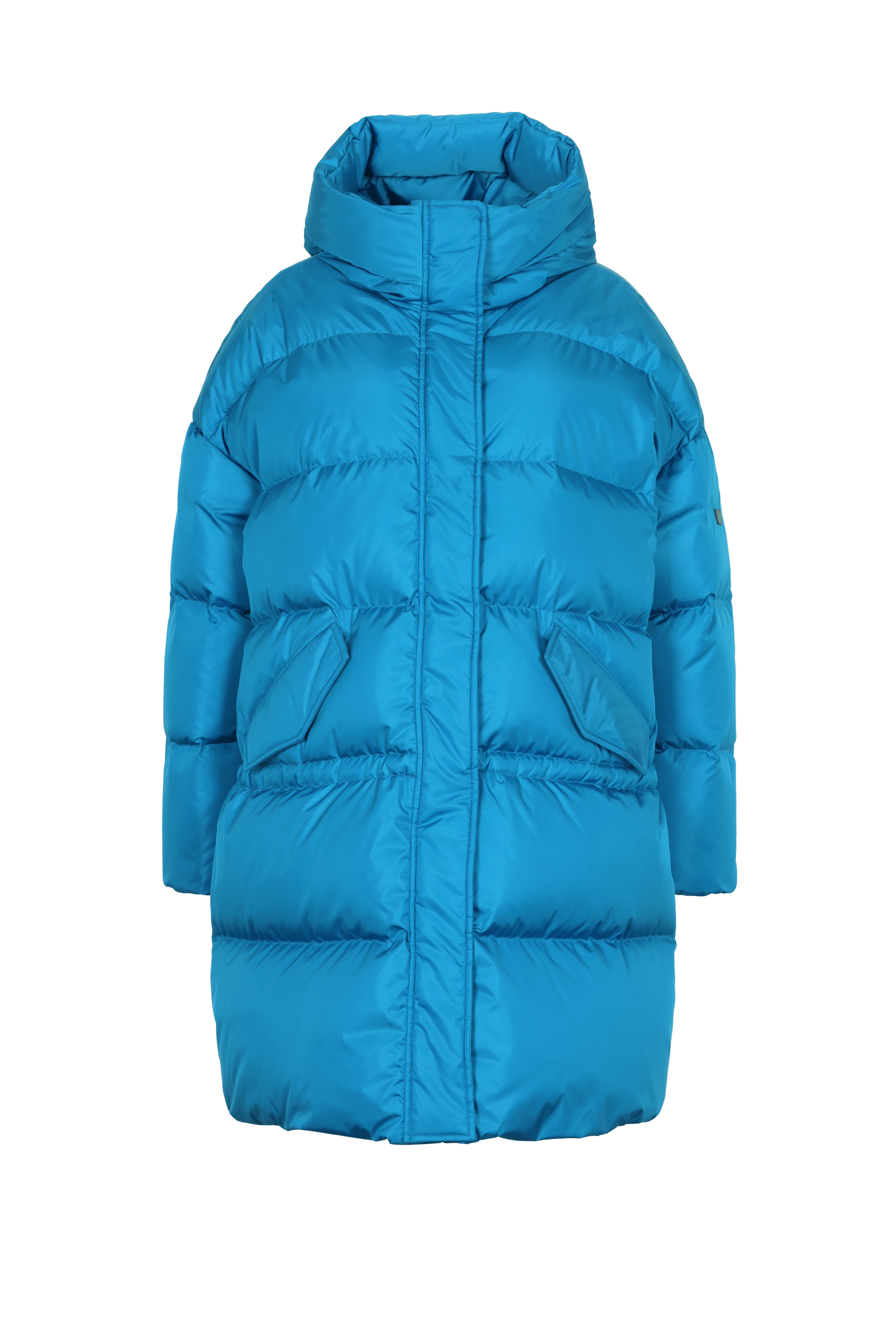 oversized Lempelius down parka in the color skyblue