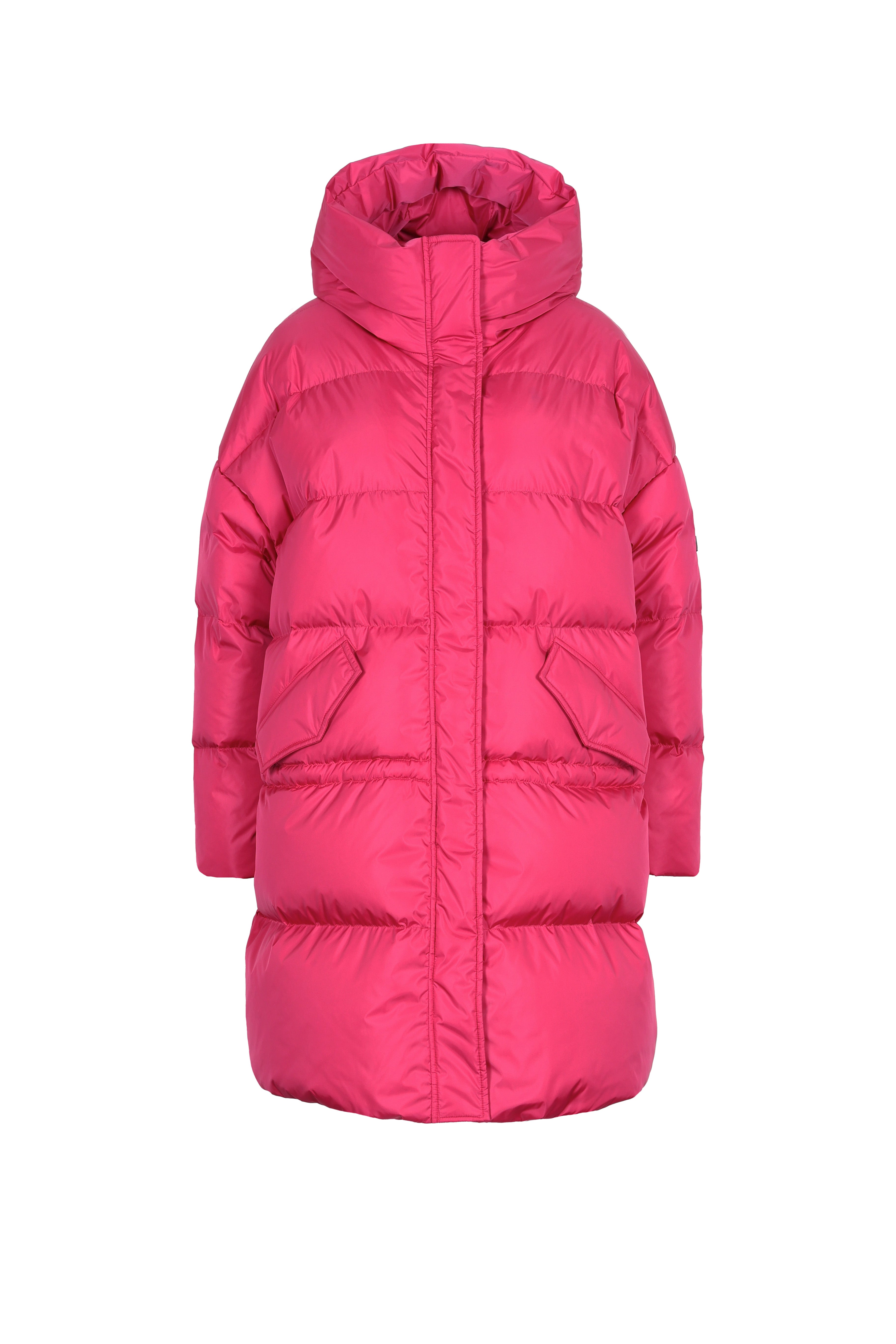 oversized Lempelius down parka in the color pink