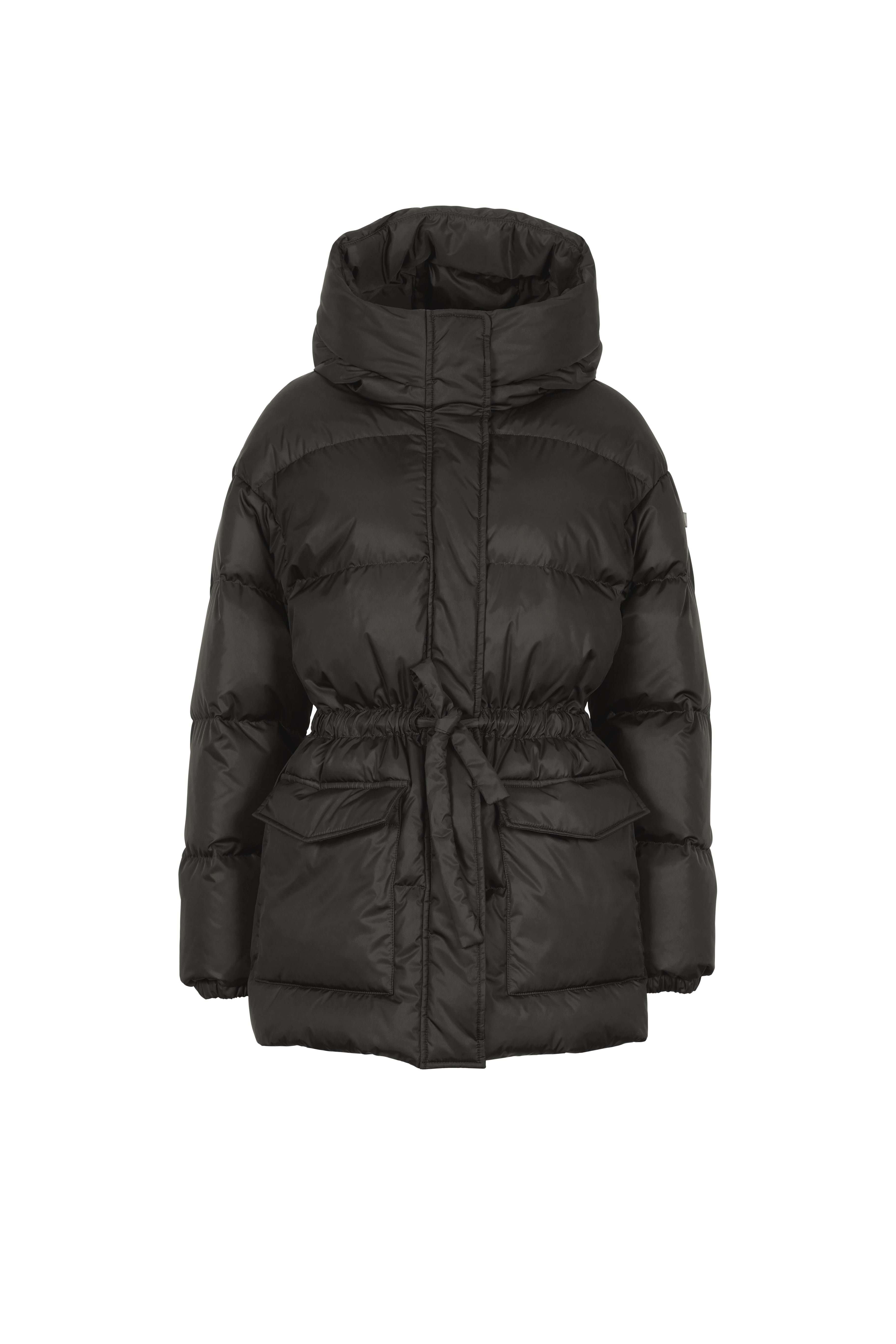 Short Lempelius Down jacket with adjustable drawstrings