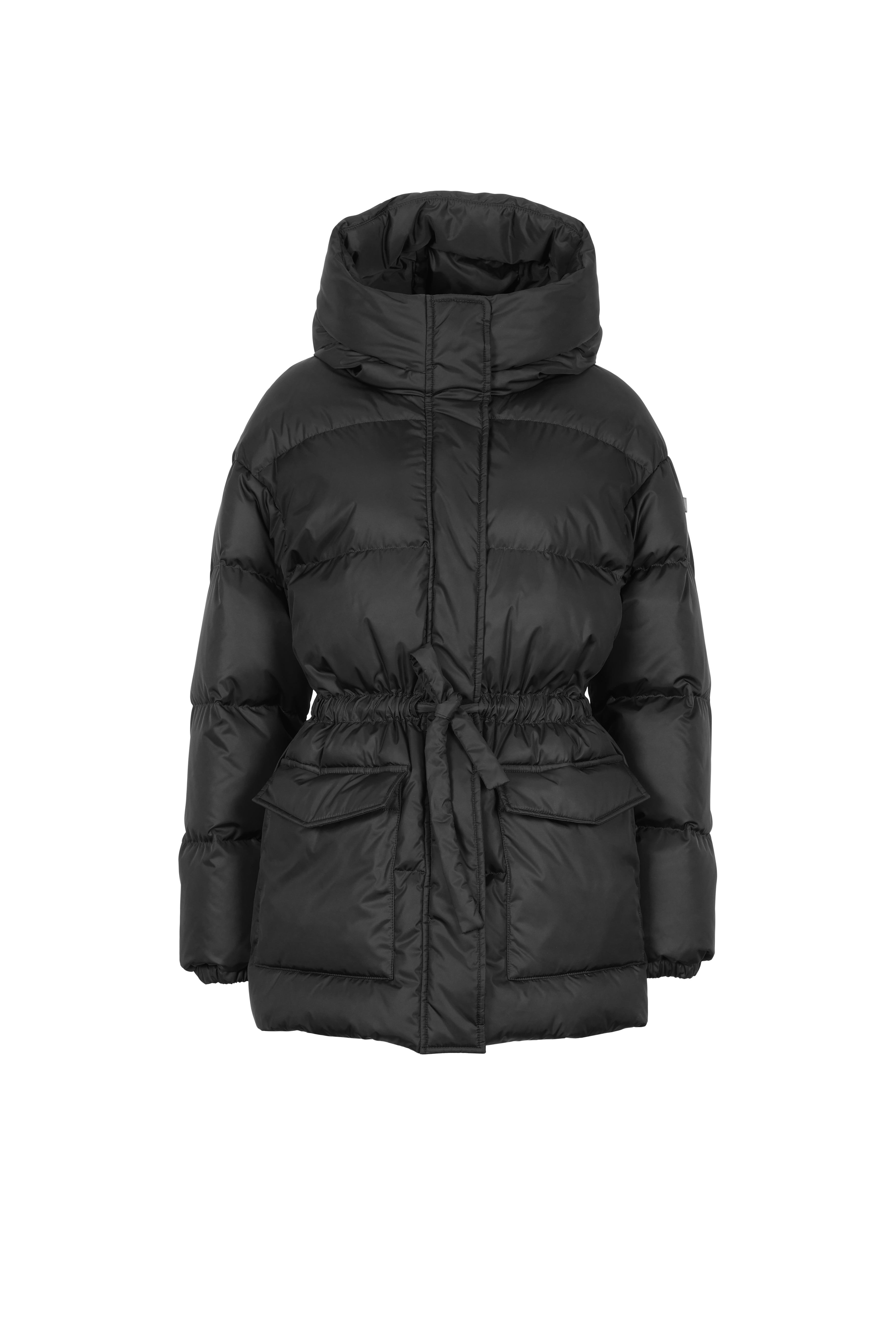 Short Lempelius Down jacket with adjustable drawstrings