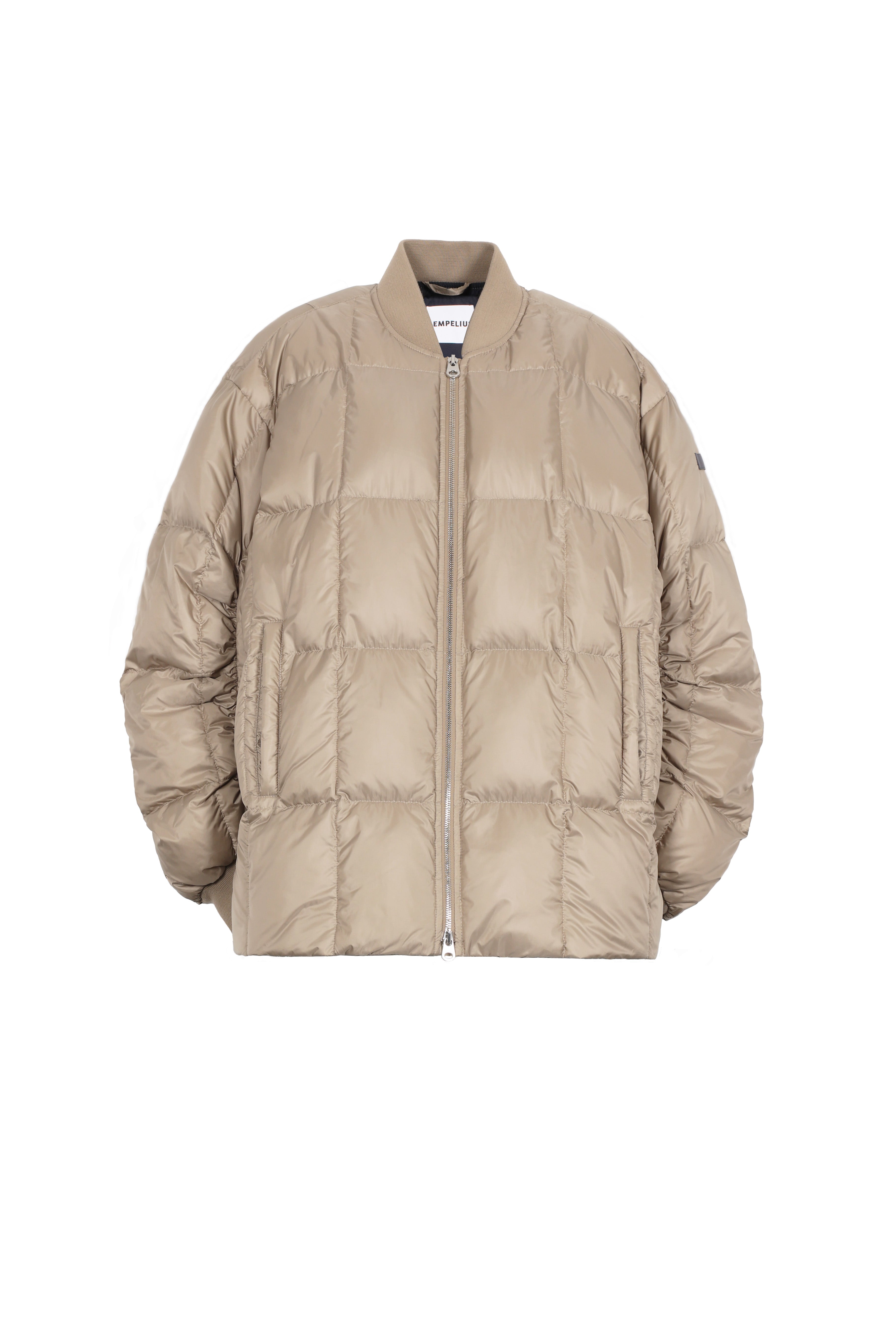 oversized light down jacket