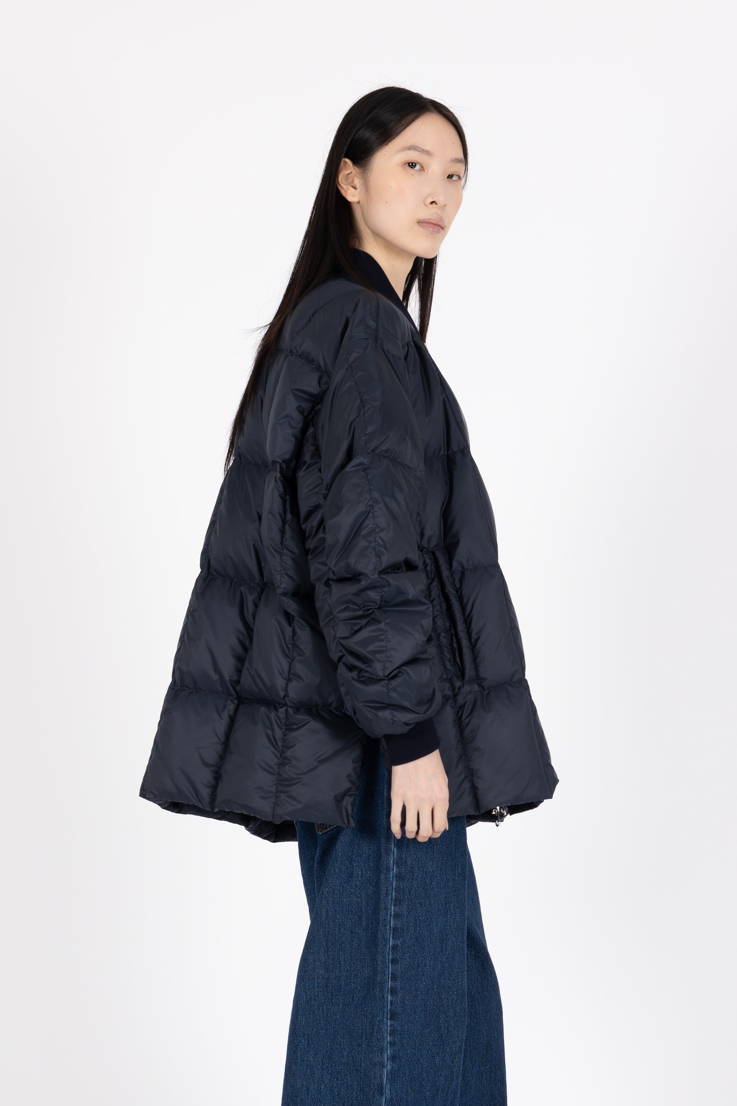 oversized light down jacket