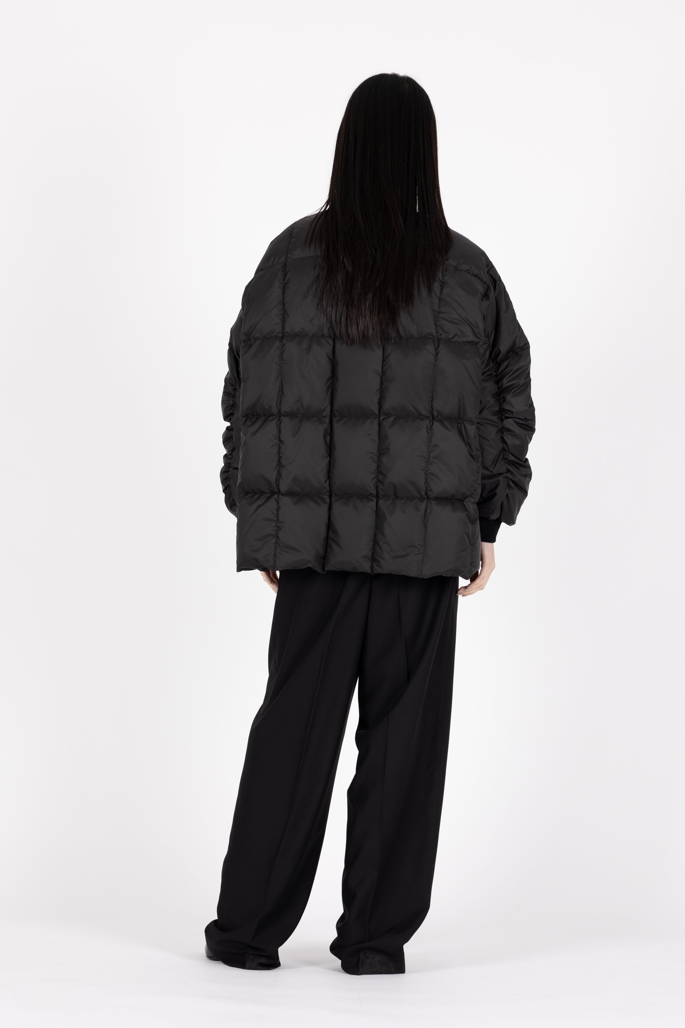 oversized light down jacket