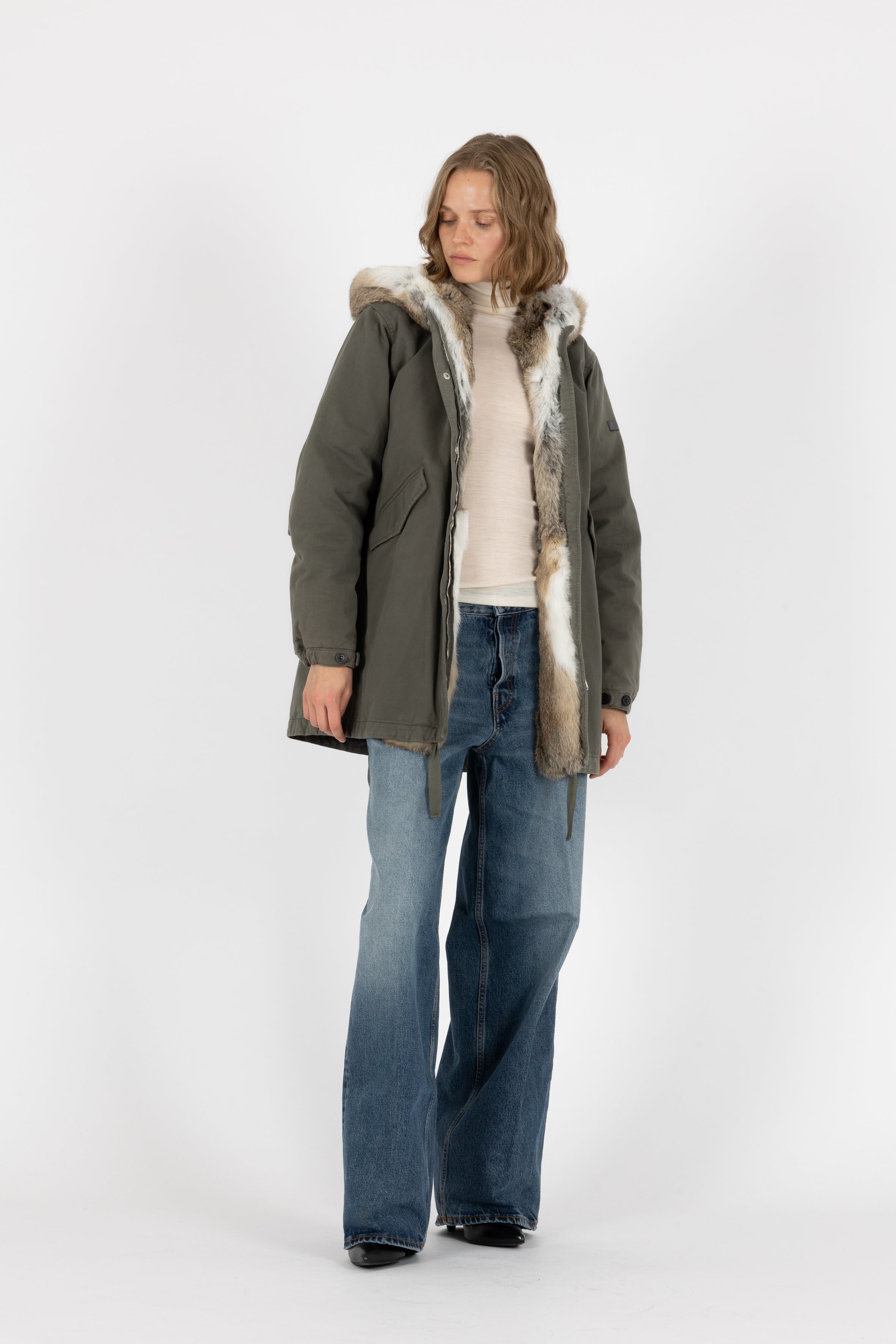 SHORT COTTON PARKA BYA