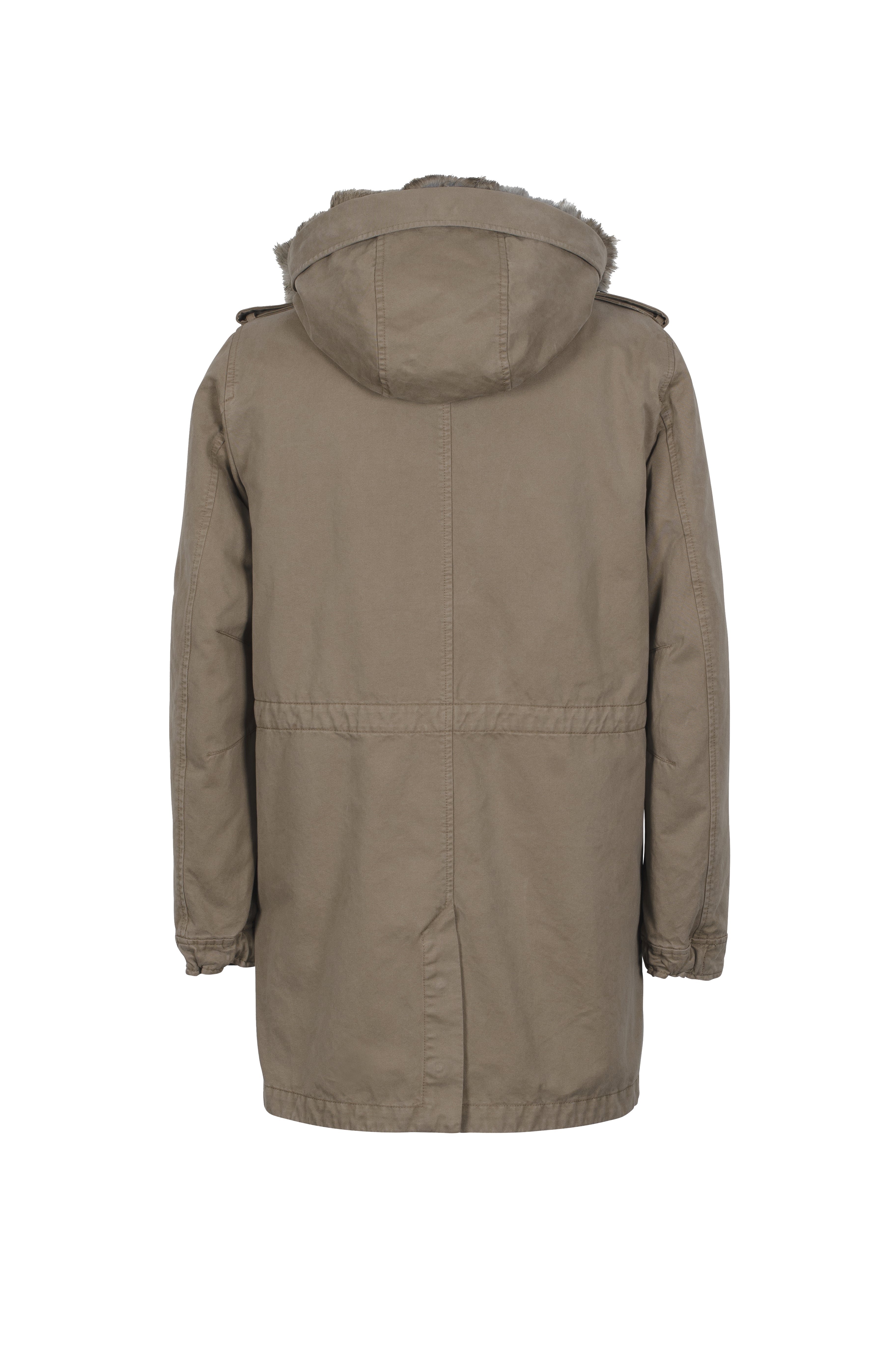COTTON PARKA ETO WITH FULL FUR