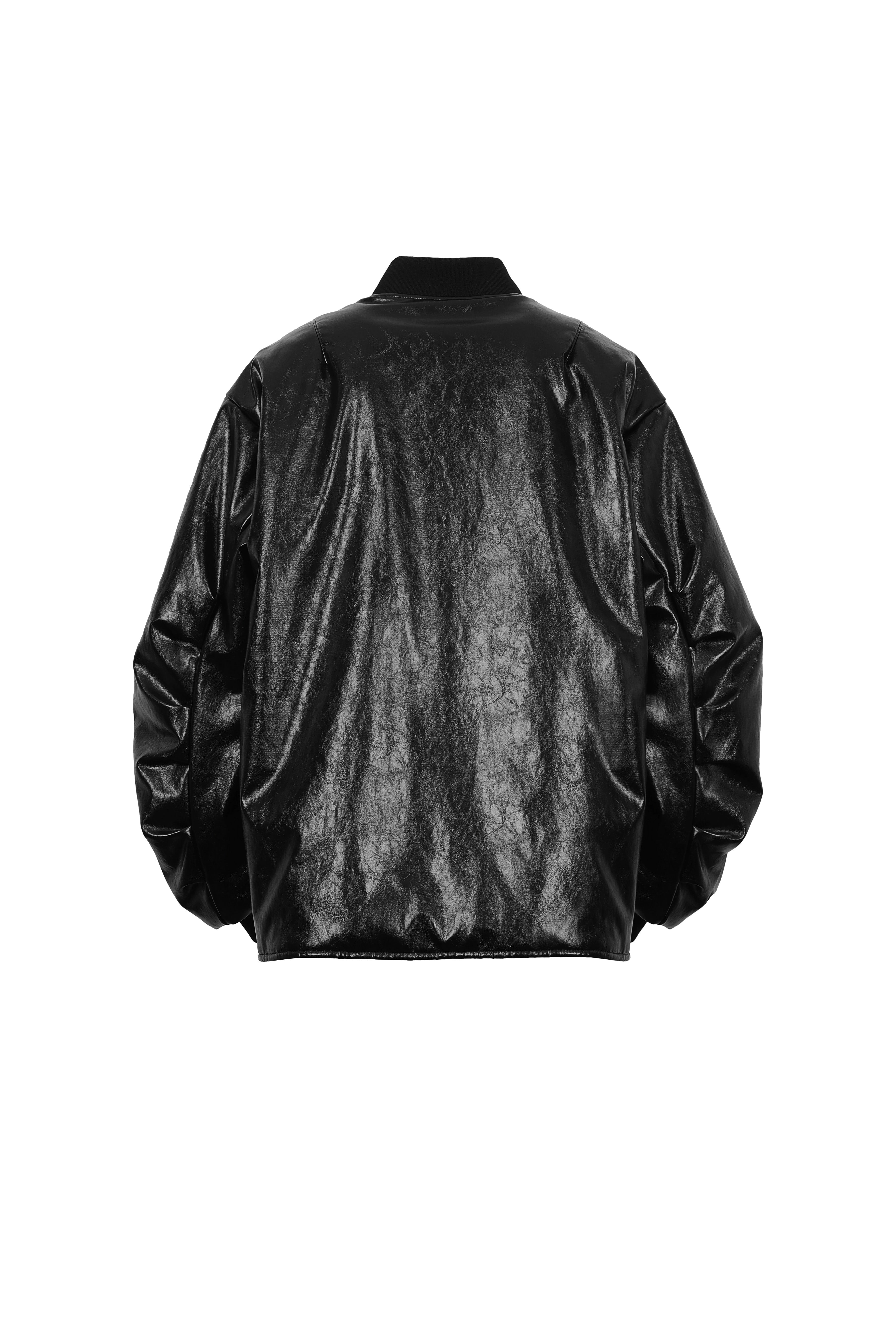 LEMPELIUS padded lightweight bomber jacket in black