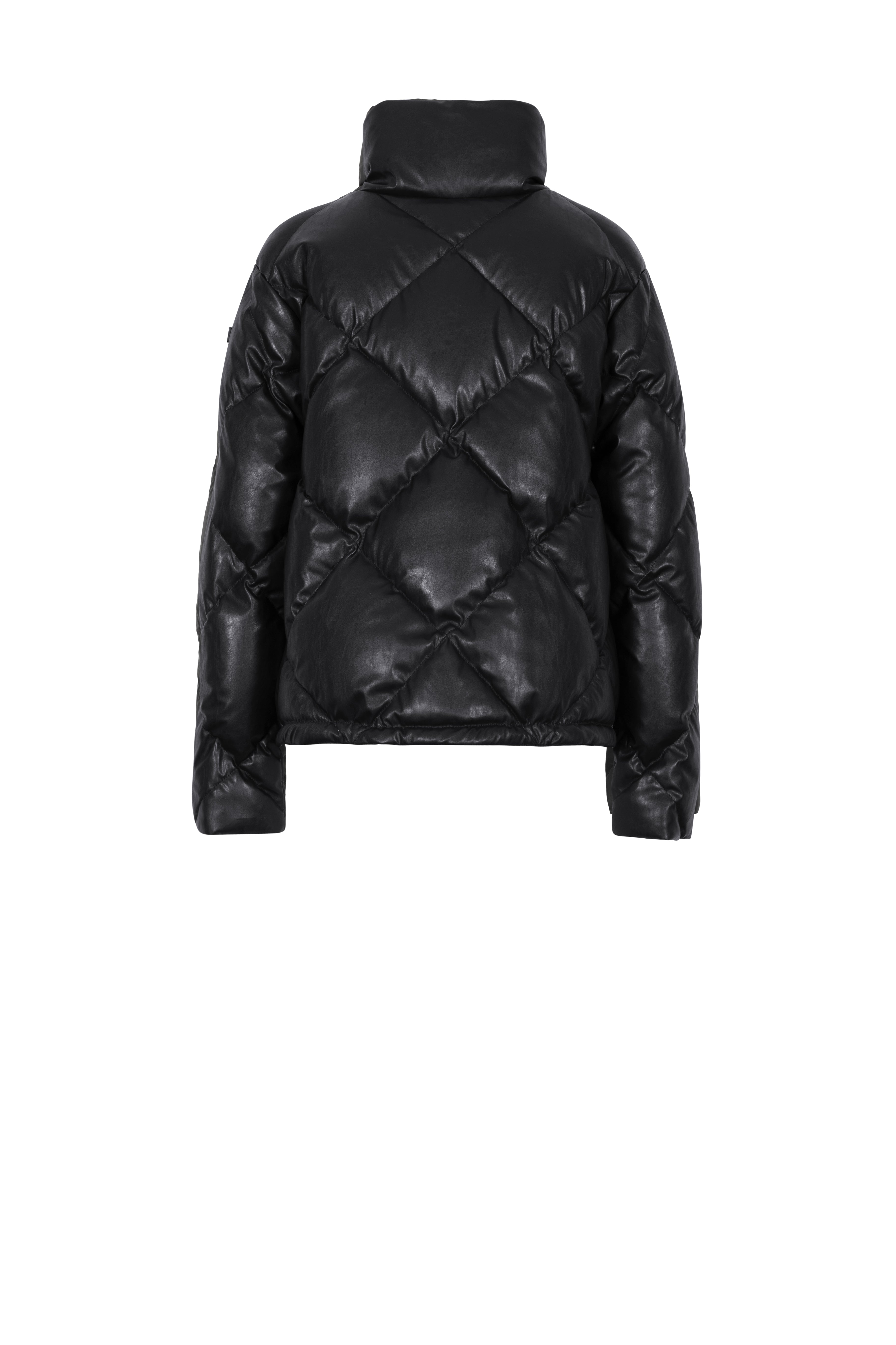 VEGAN LEATHER QUILT JACKET GIA SSW