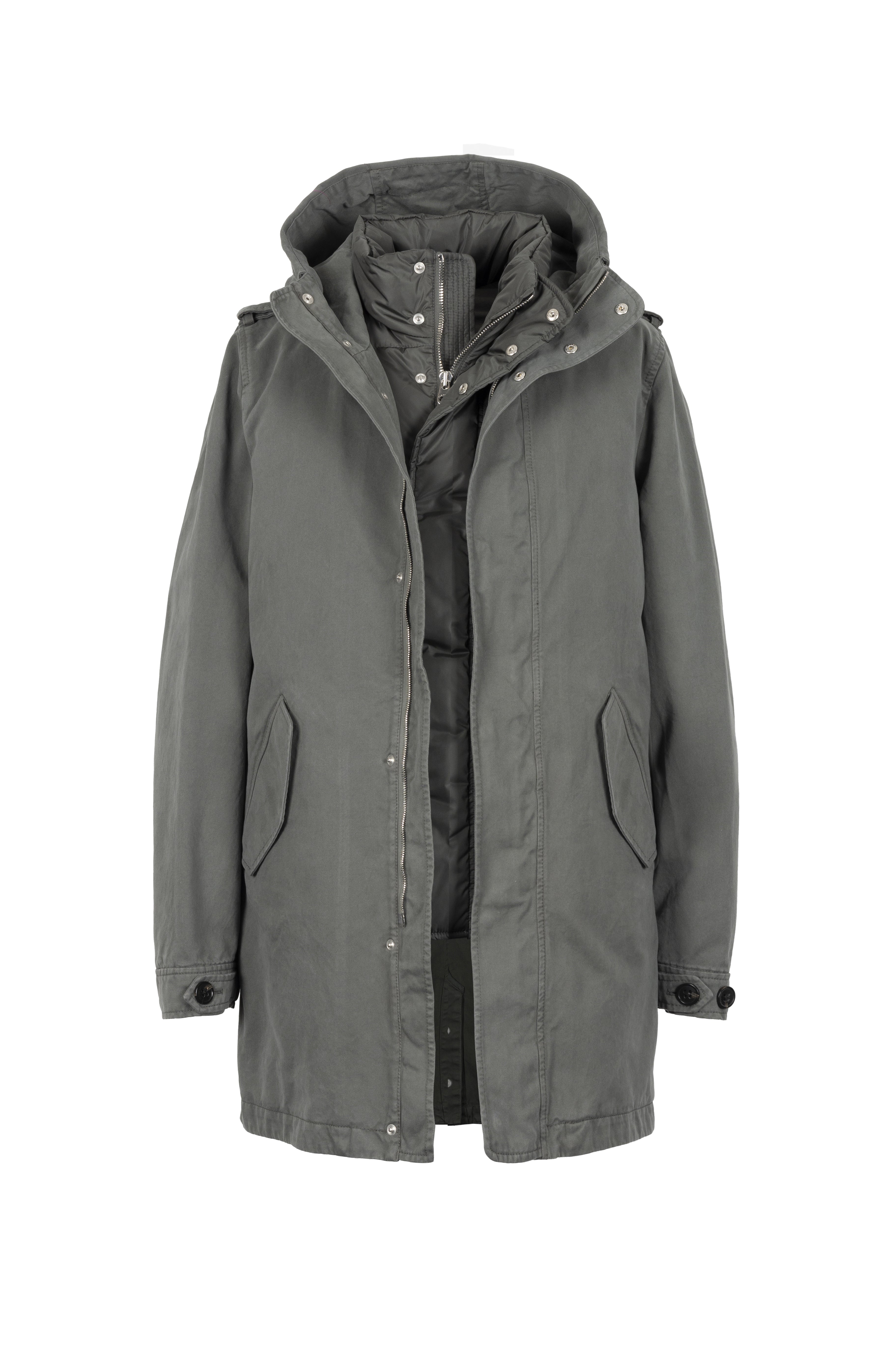 COTTON PARKA TIO WITH DOWN VEST