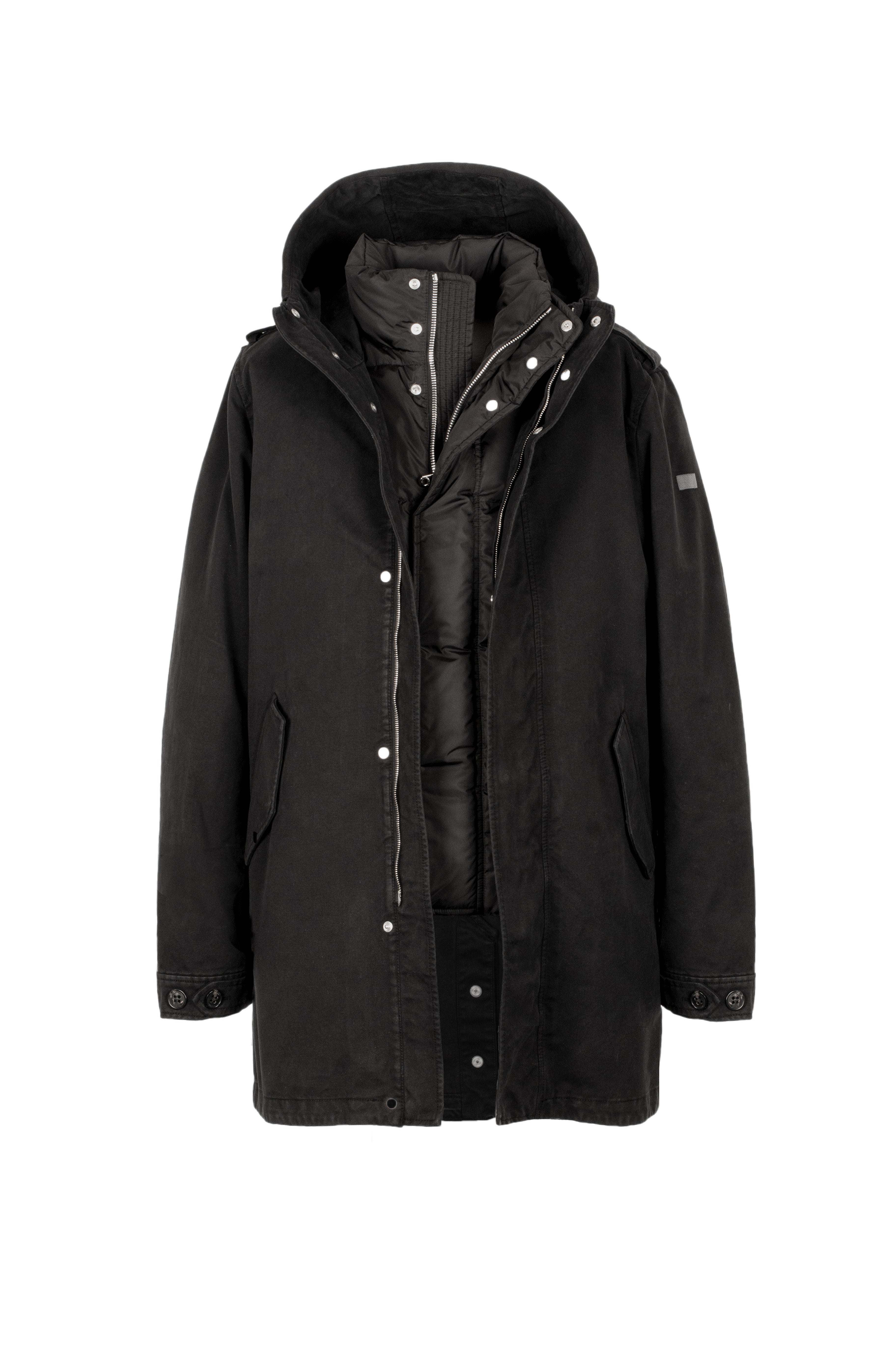 COTTON PARKA TIO WITH DOWN VEST