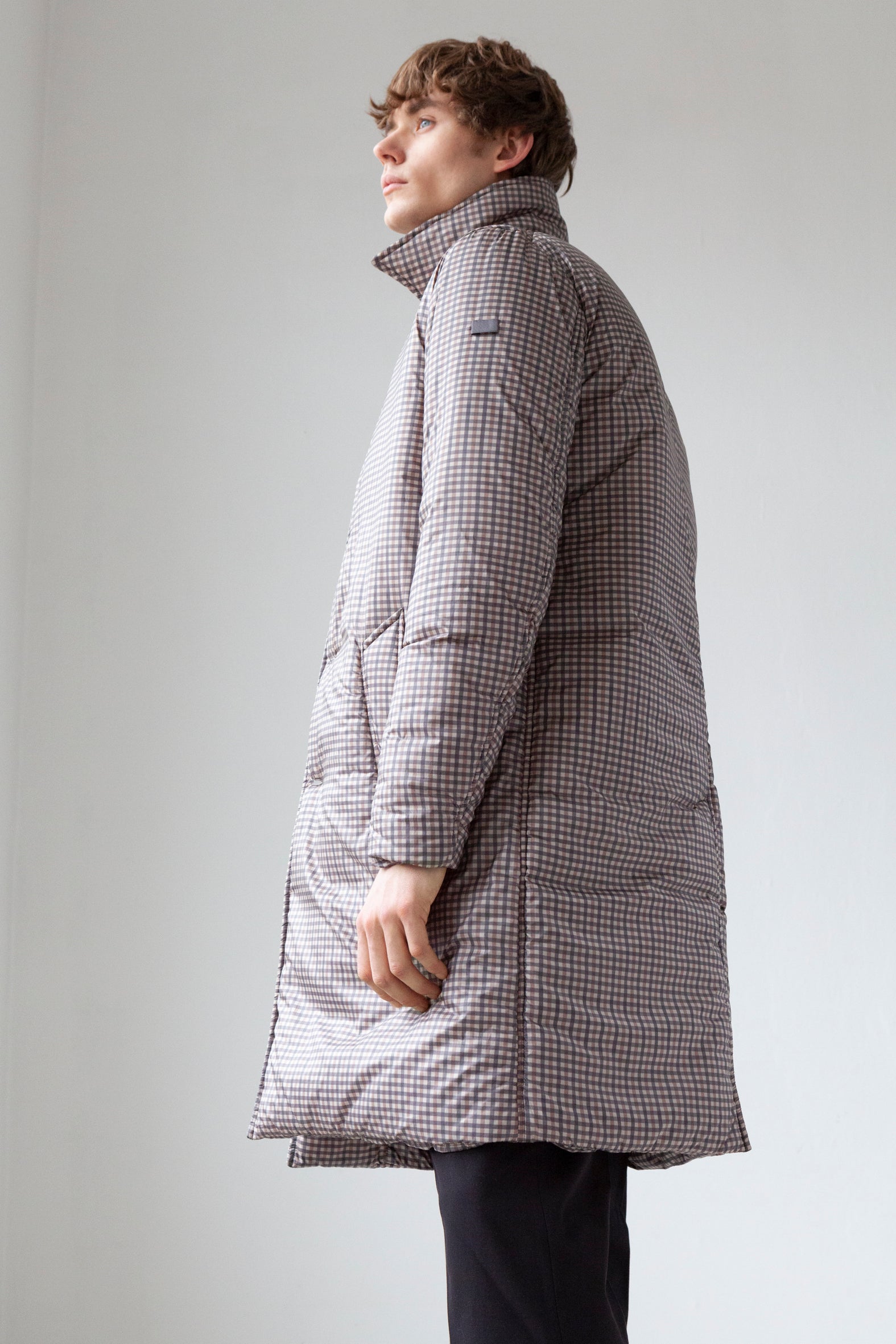Soft padded Lempelius coat with a straight fit