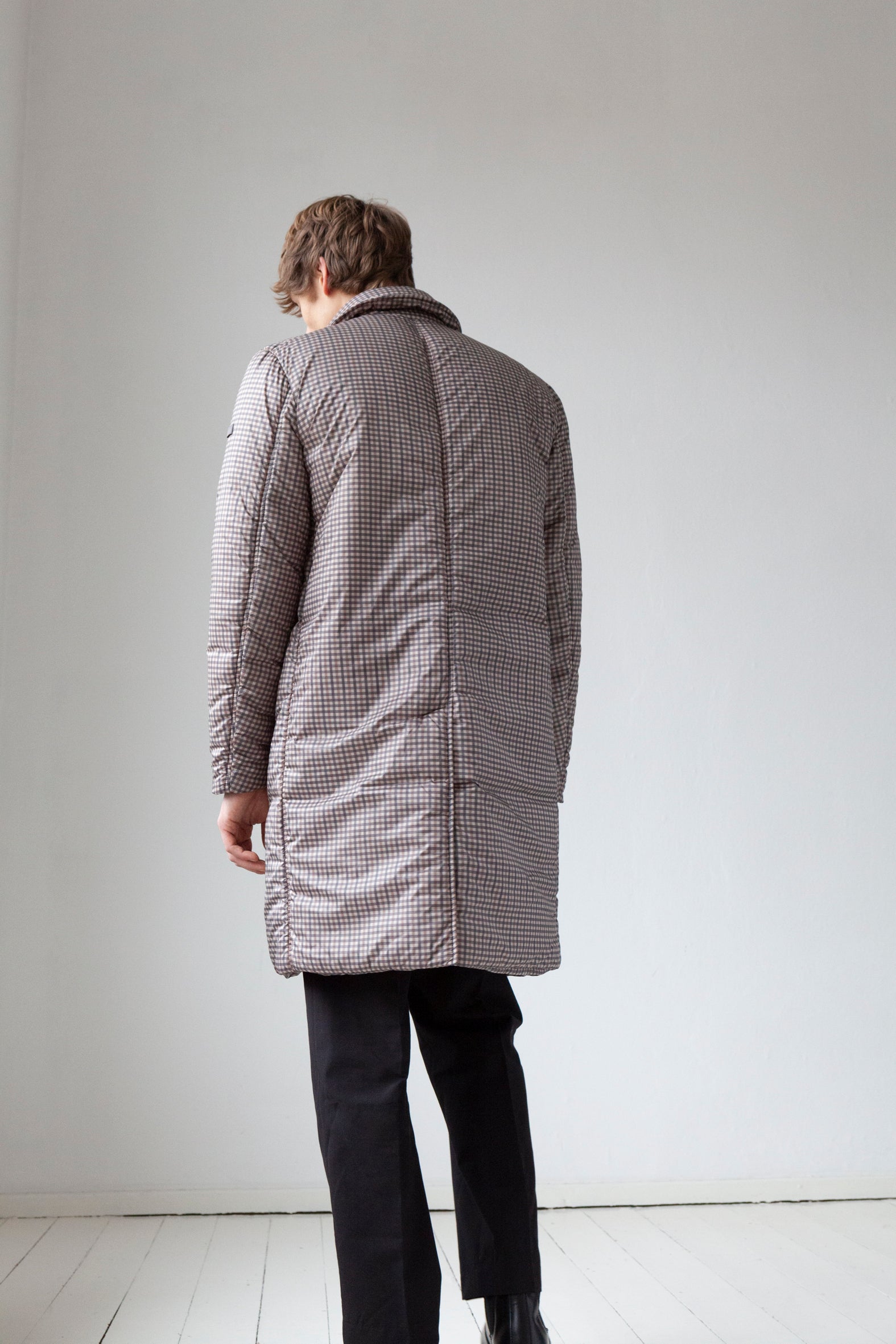 Soft padded Lempelius coat with a straight fit