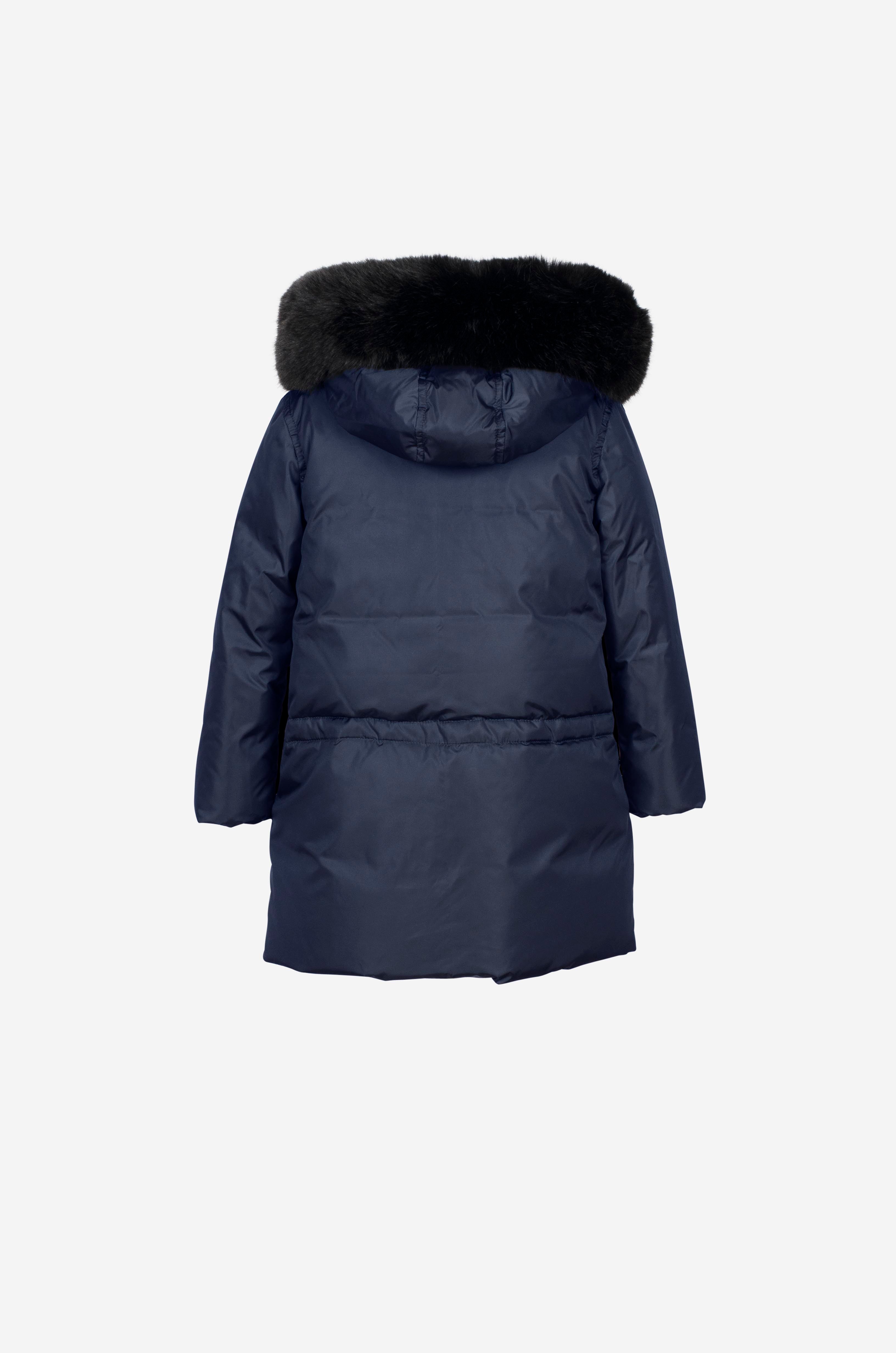 Girls Down Parka with faux fur