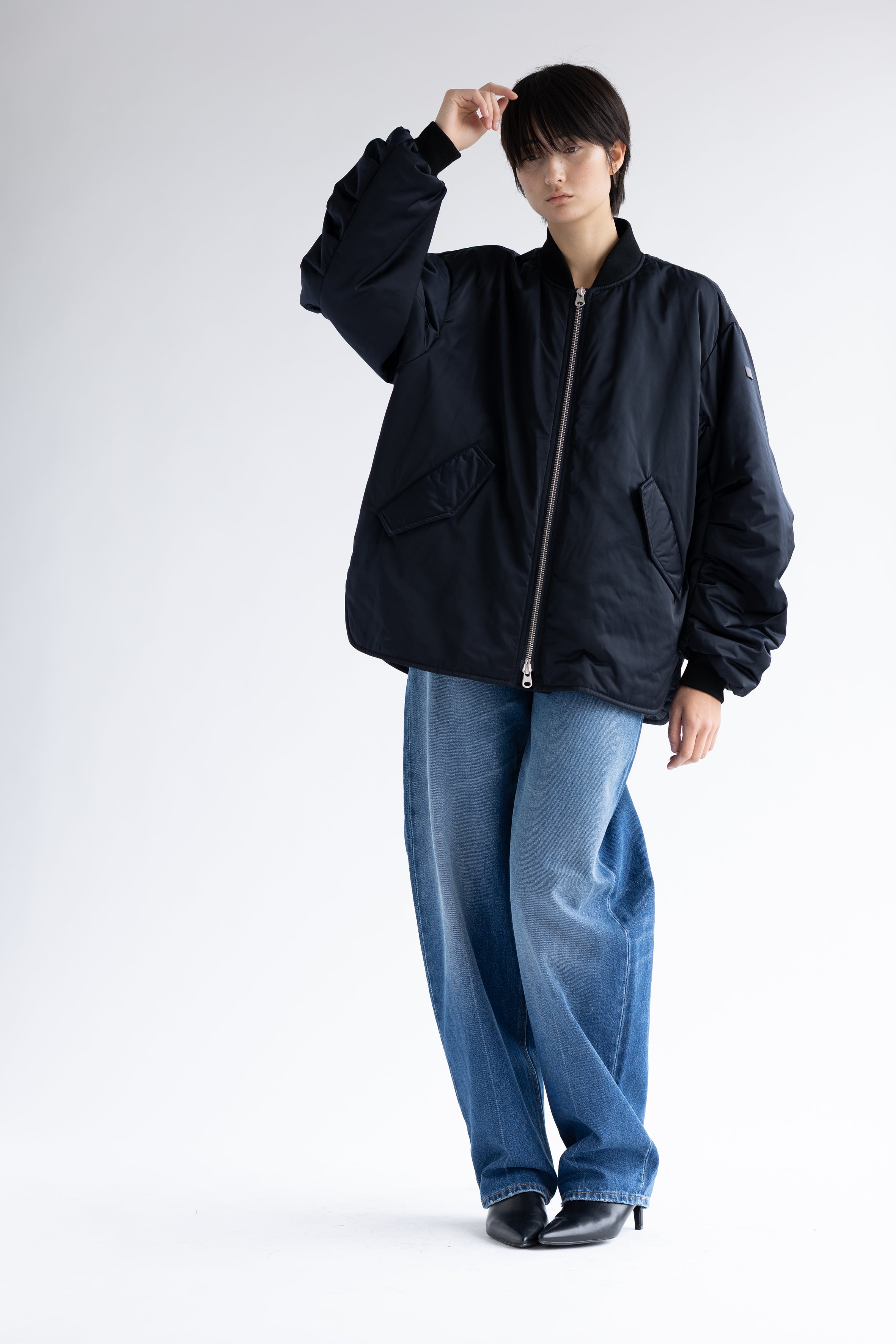 FLARED BOMBER JACKET RIA