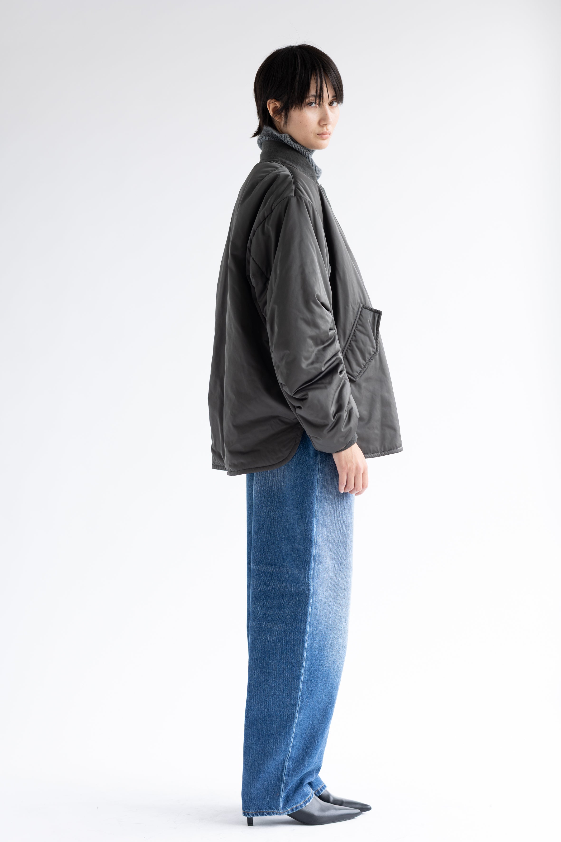 FLARED BOMBER JACKET RIA