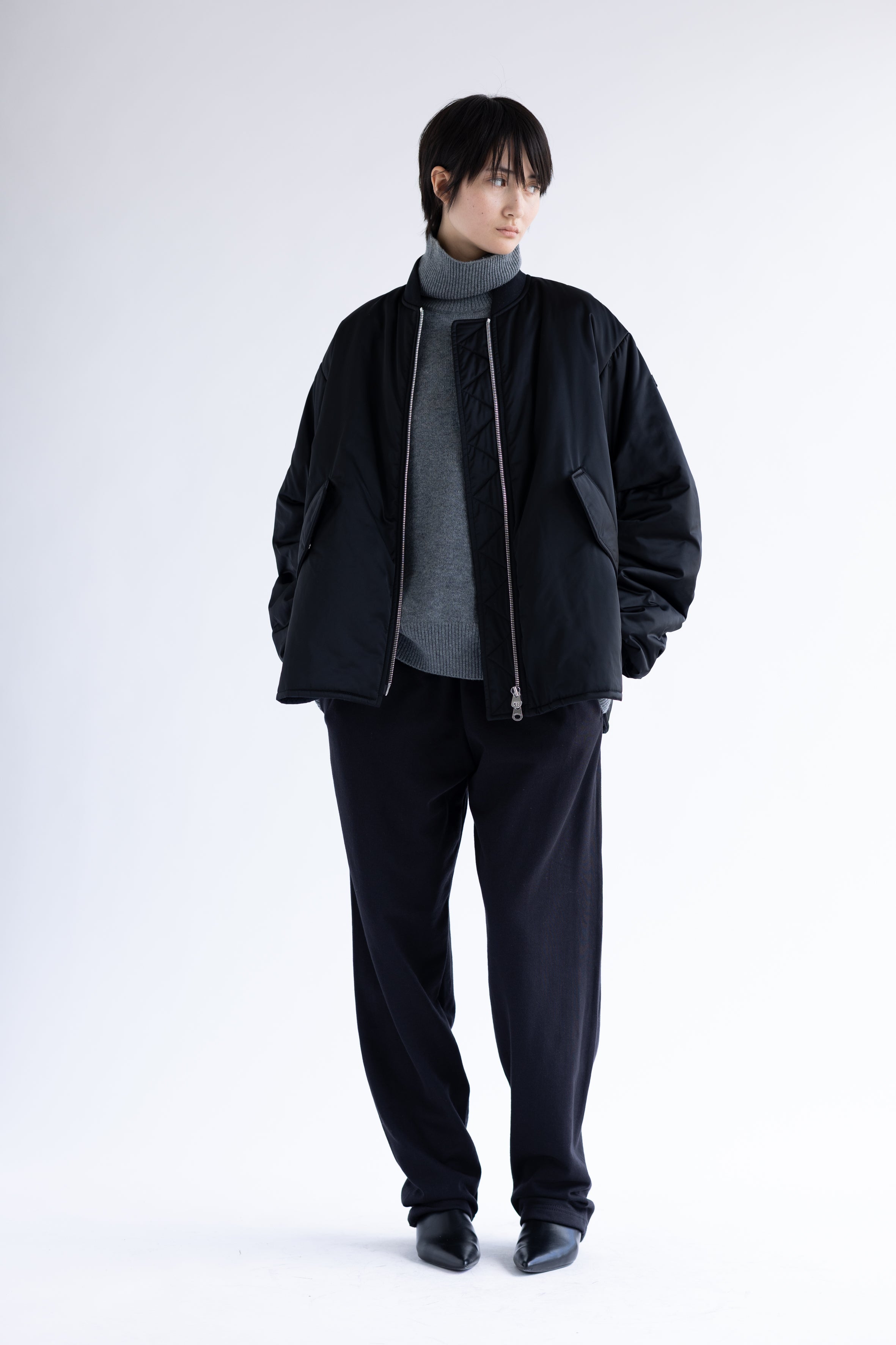FLARED BOMBER JACKET RIA