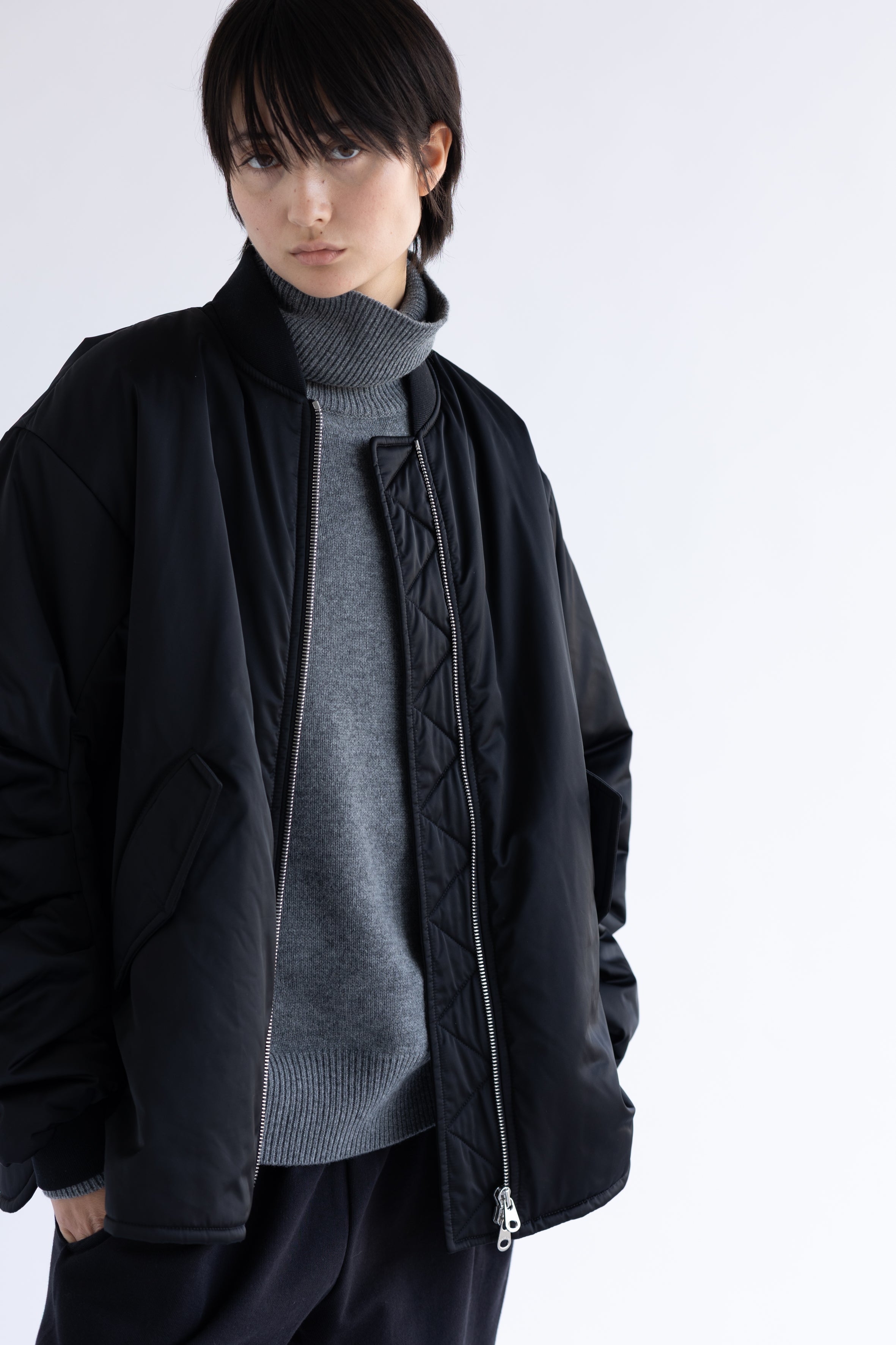 FLARED BOMBER JACKET RIA