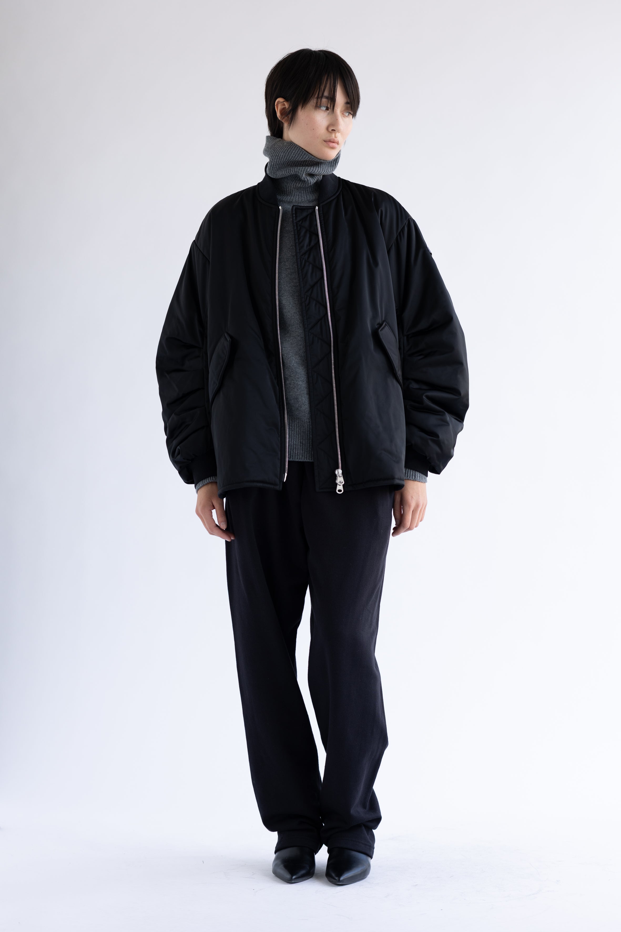 FLARED BOMBER JACKET RIA