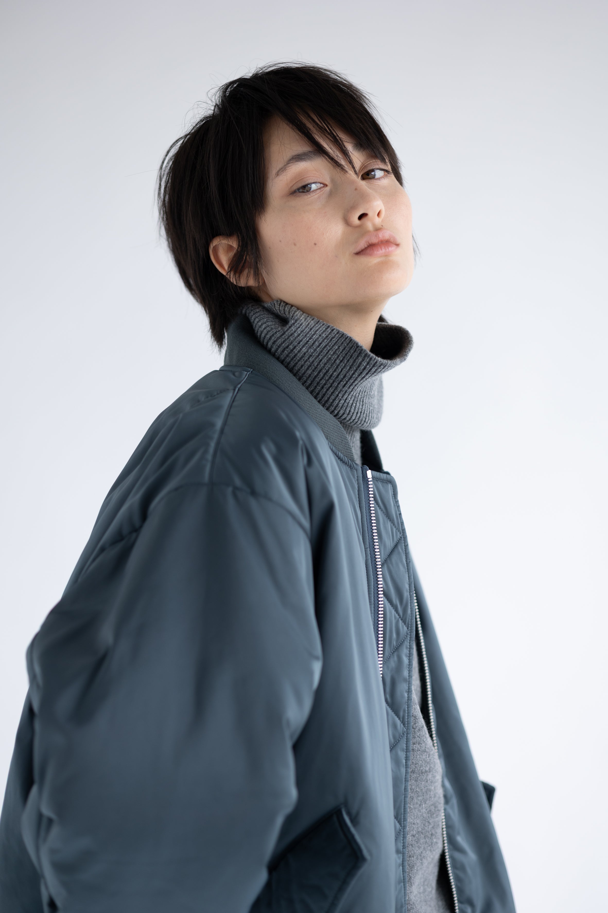 FLARED BOMBER JACKET RIA