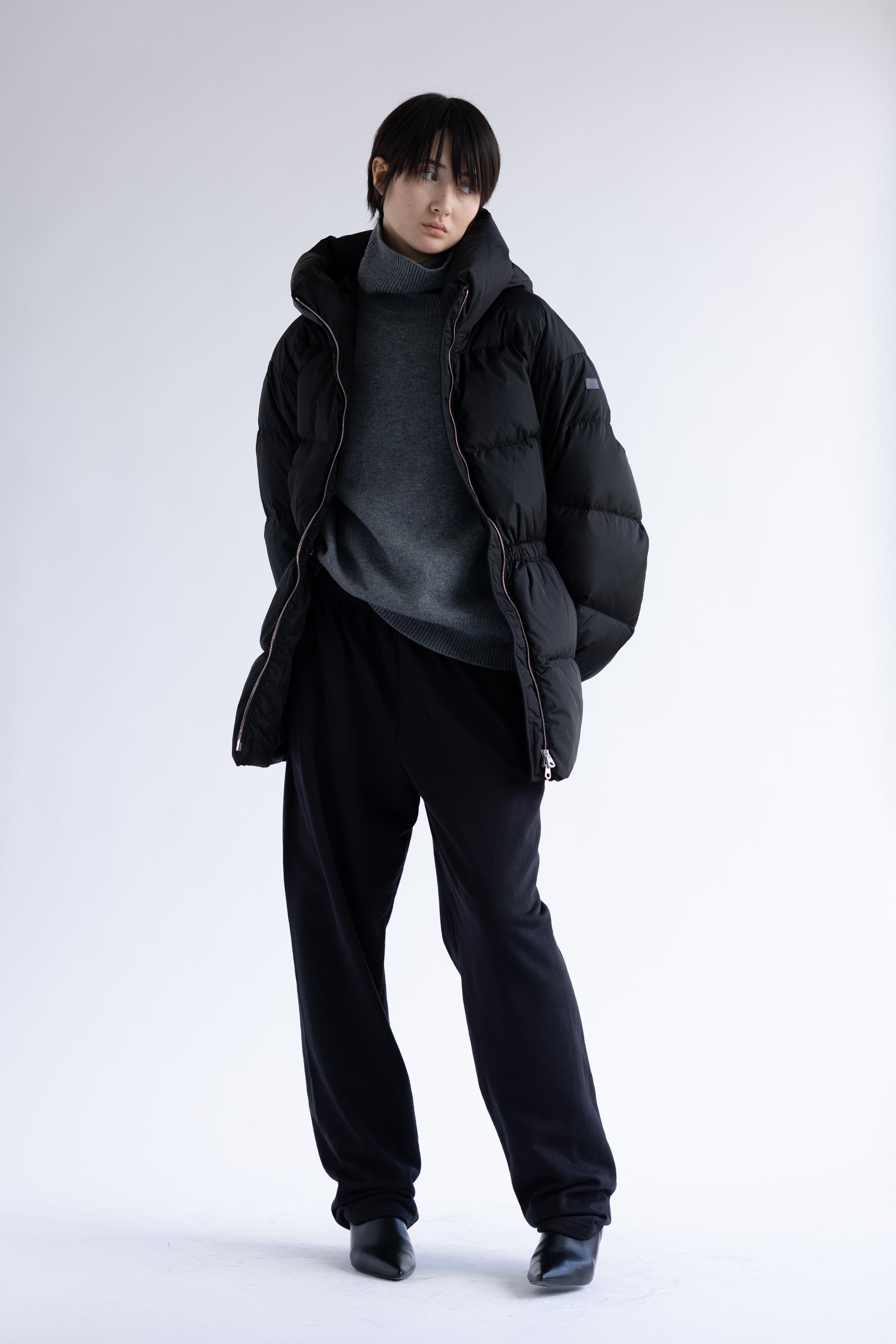 DRAWSTRING DOWN JACKET AZA