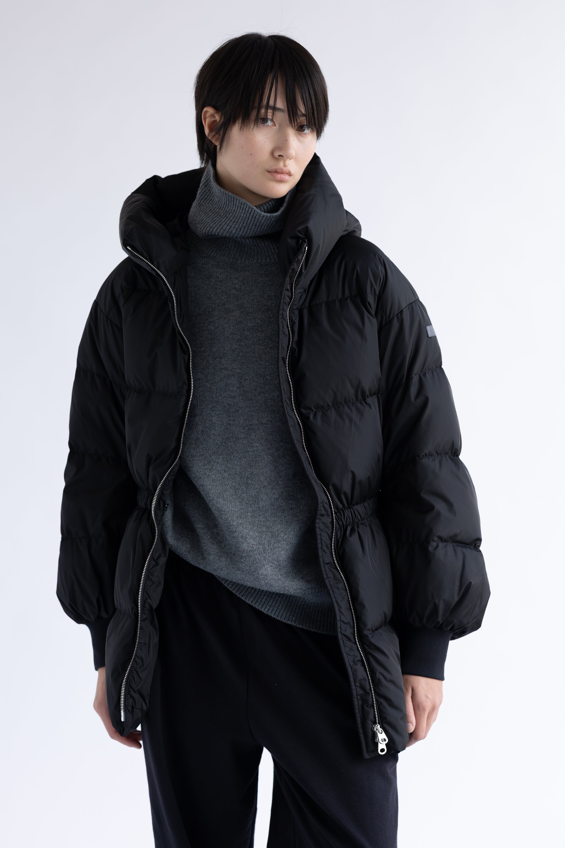 DRAWSTRING DOWN JACKET AZA