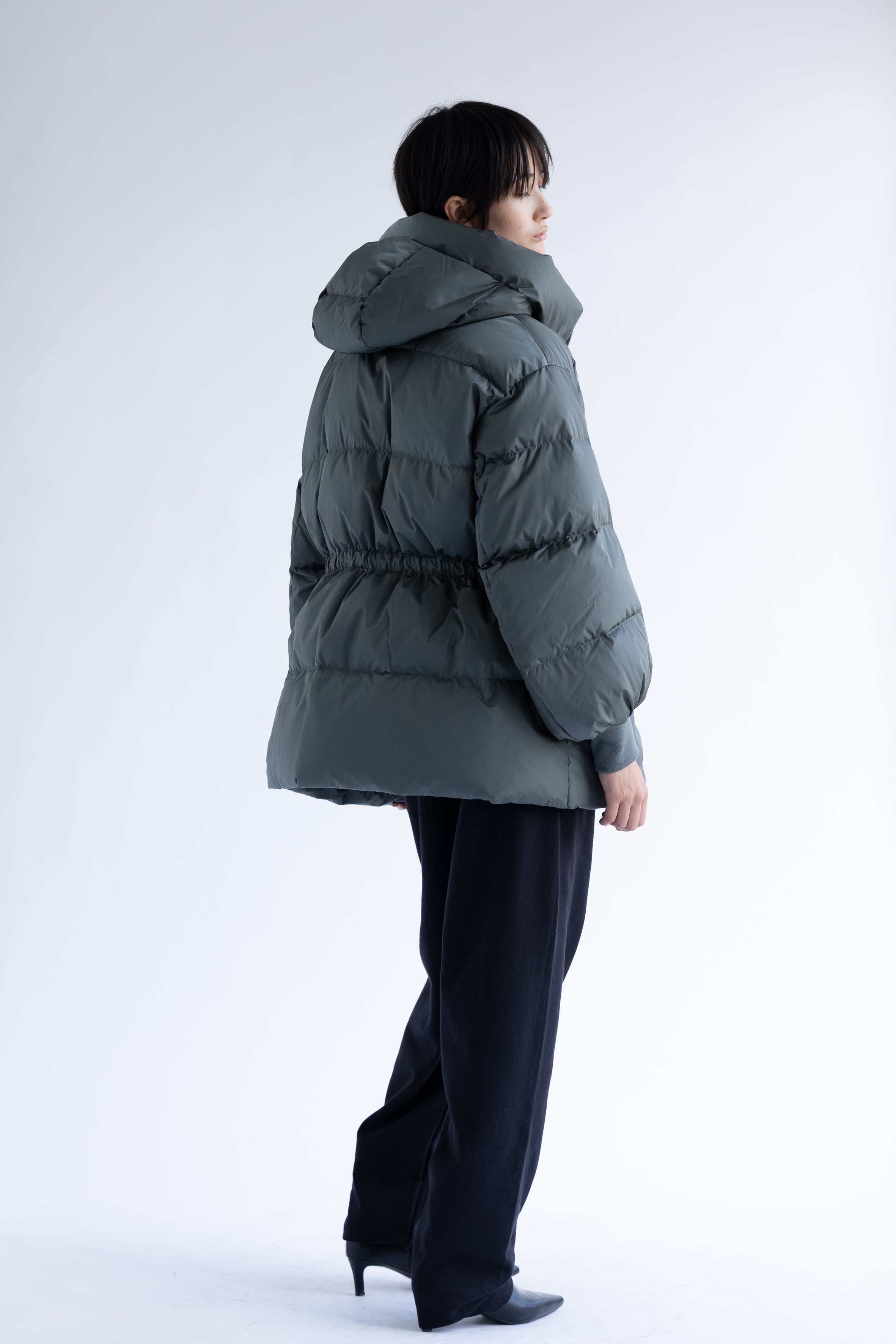 DRAWSTRING DOWN JACKET AZA