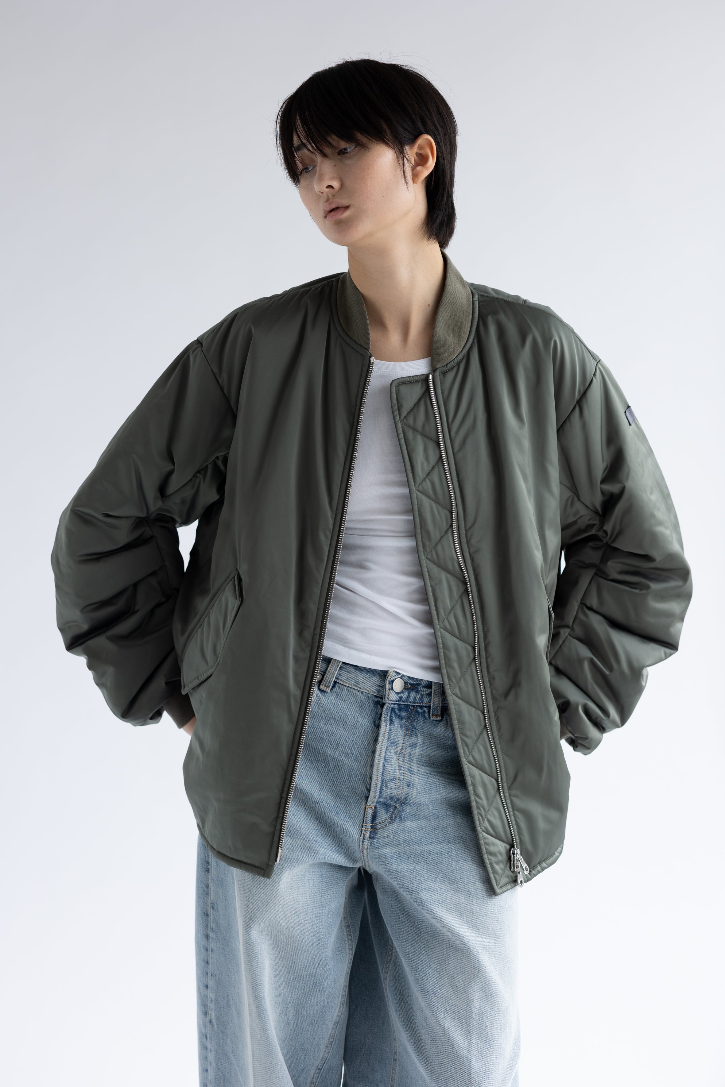 FLARED BOMBER JACKET RIA