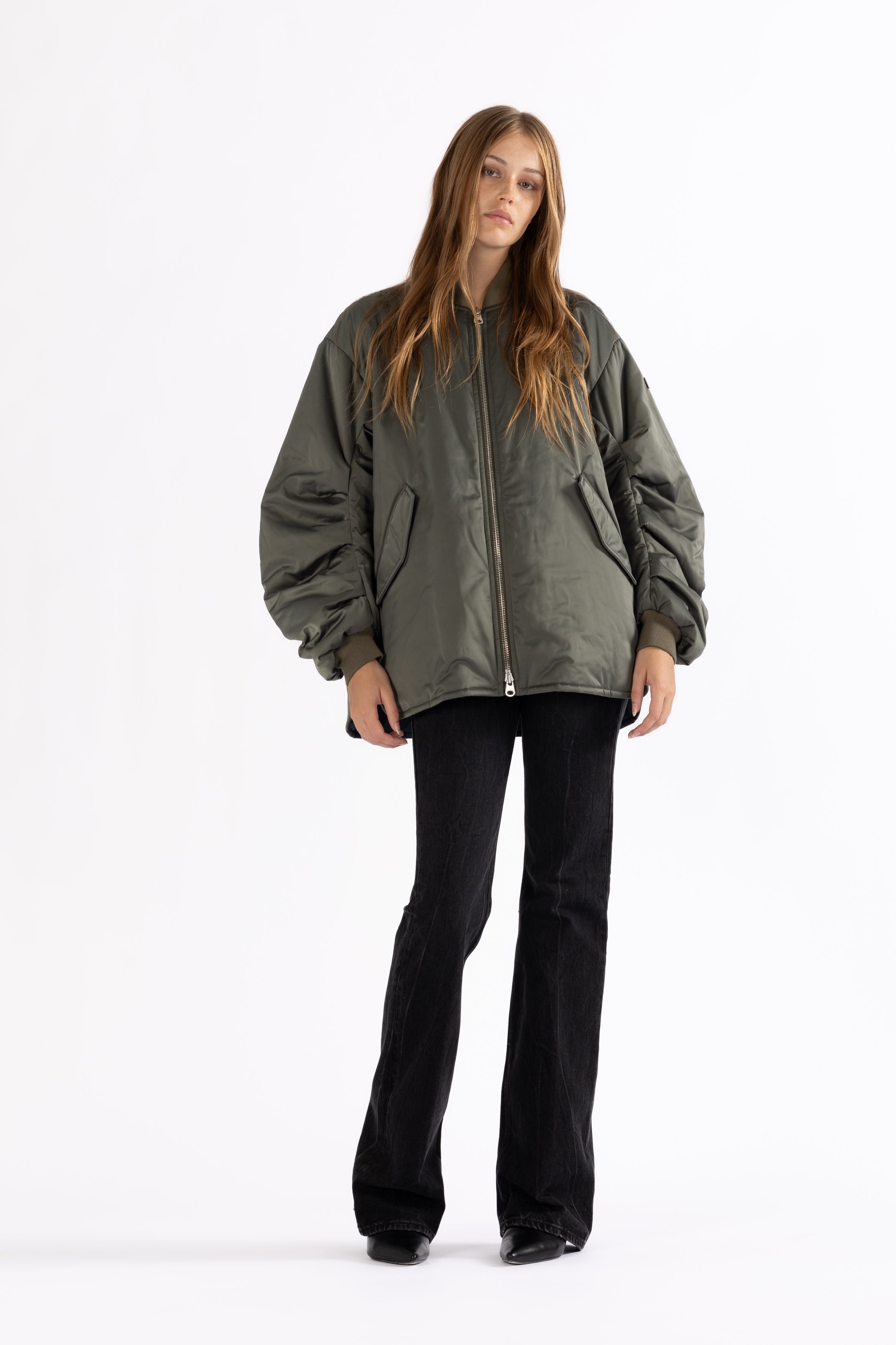 FLARED BOMBER JACKET RIA