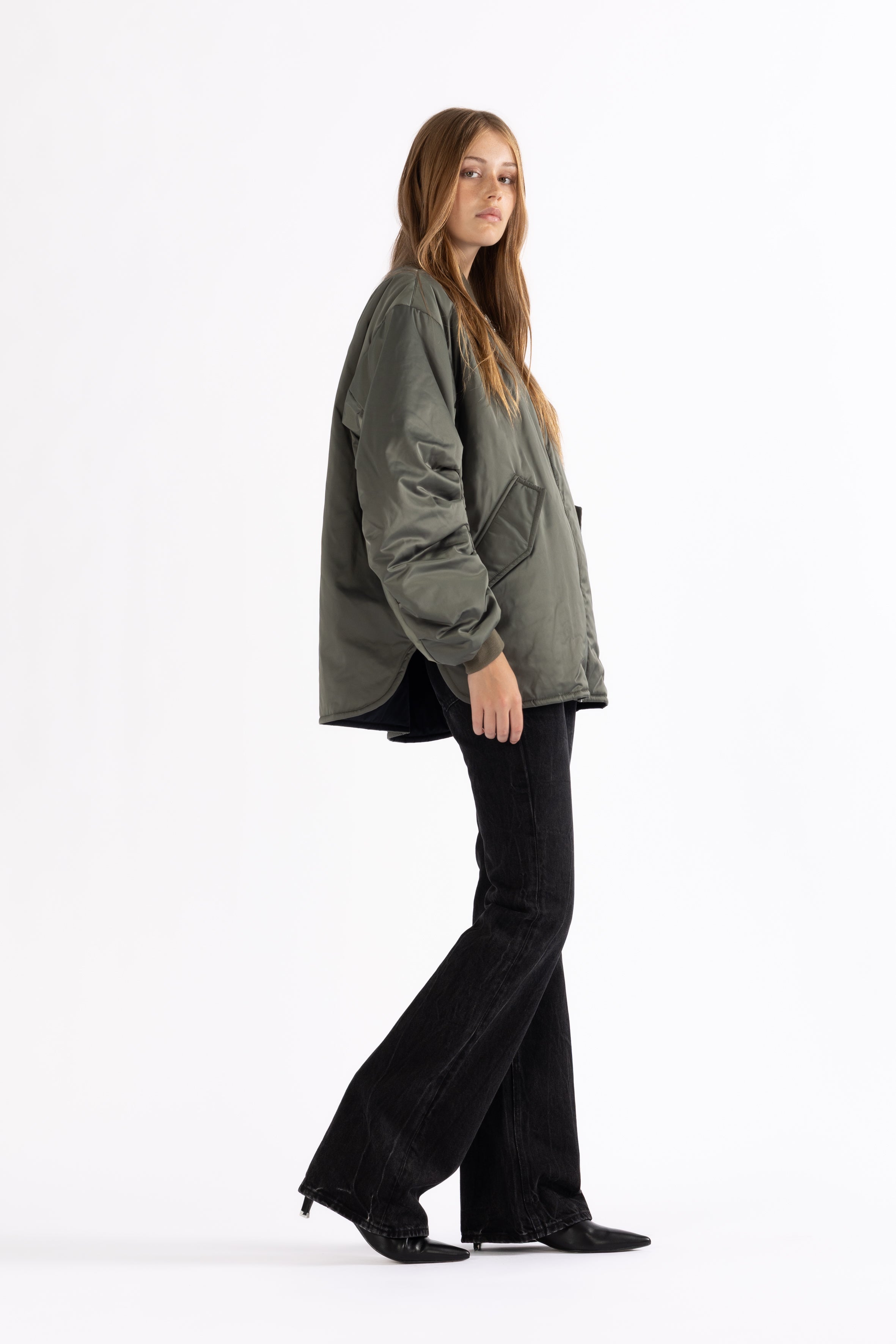 FLARED BOMBER JACKET RIA