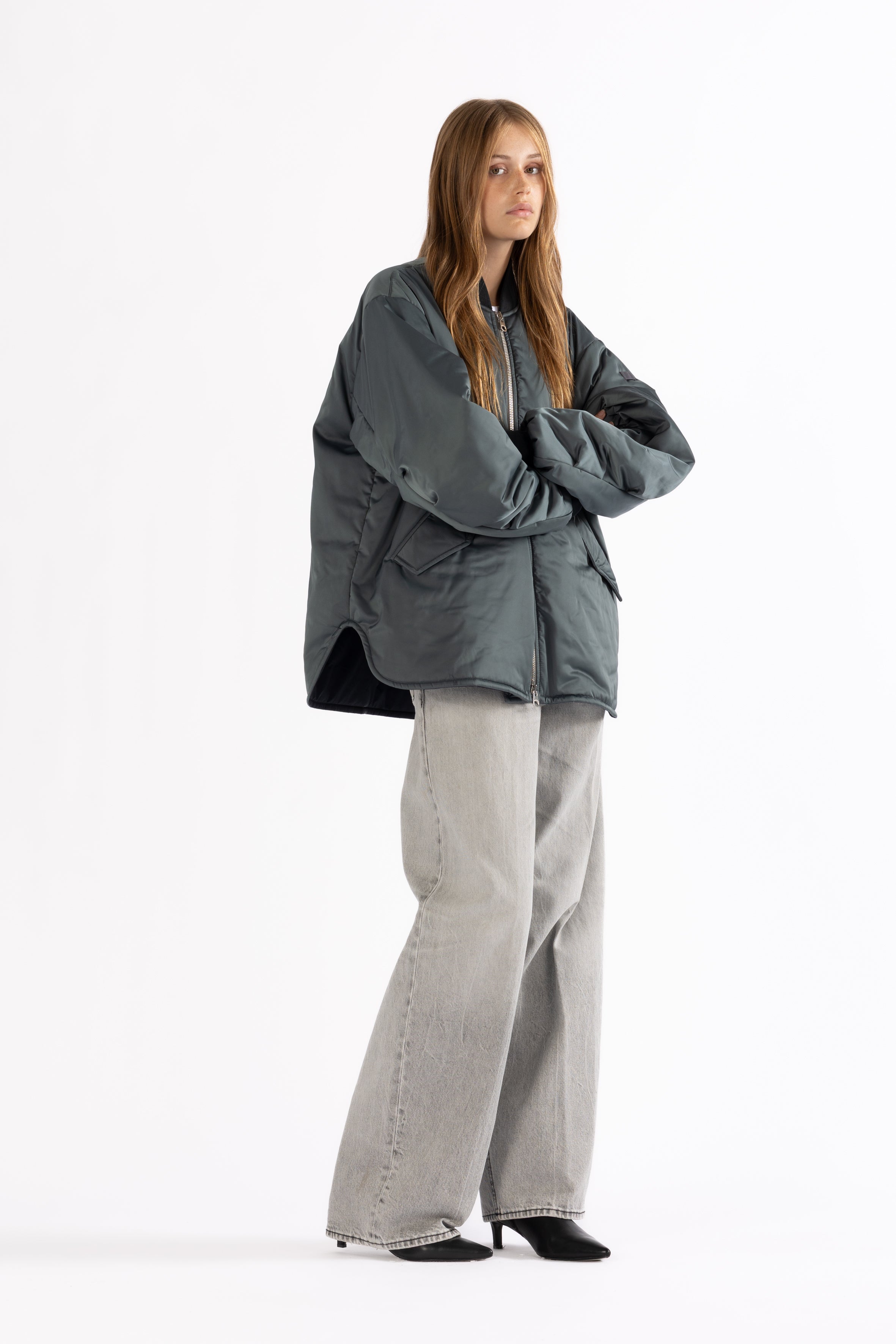 FLARED BOMBER JACKET RIA