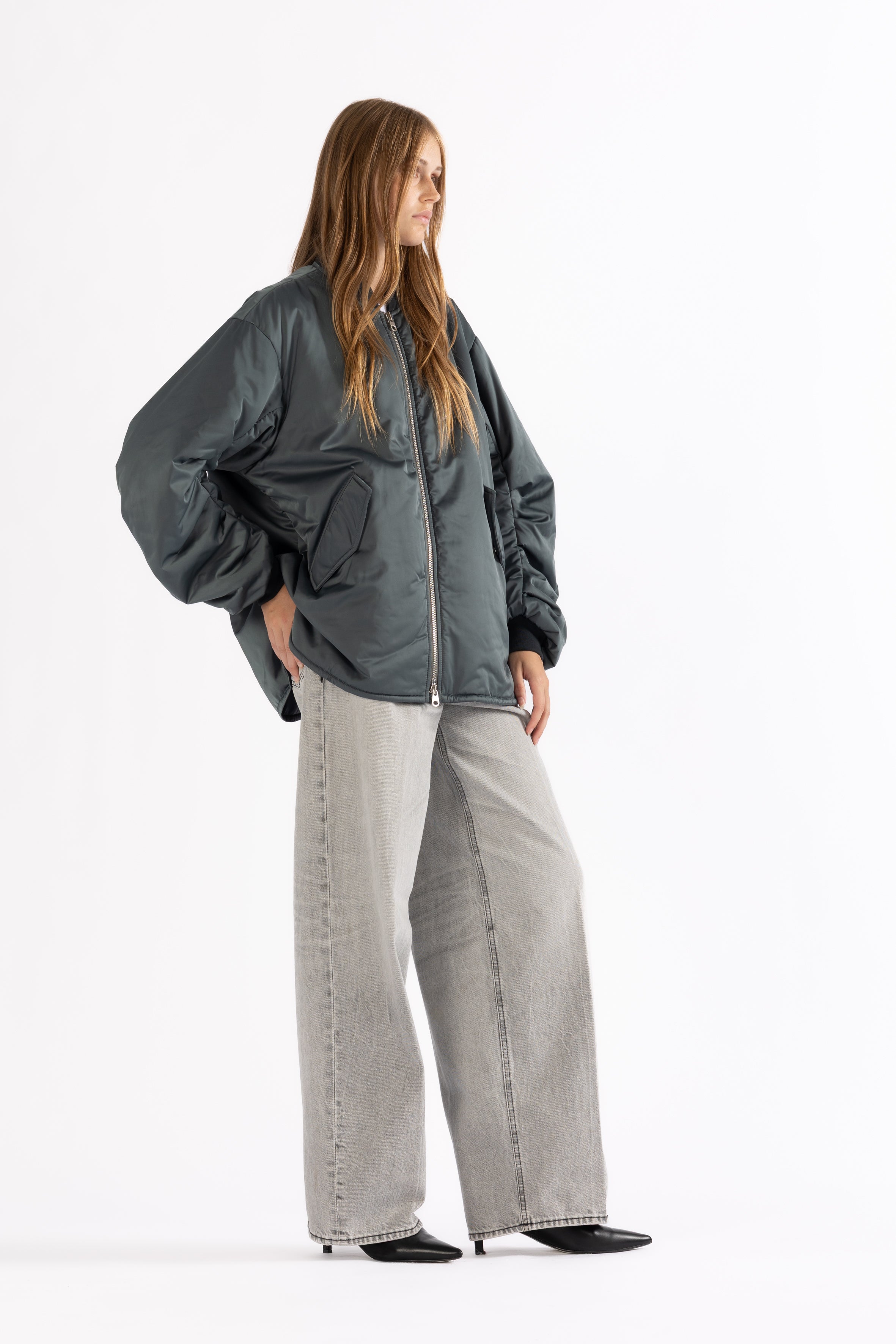 FLARED BOMBER JACKET RIA