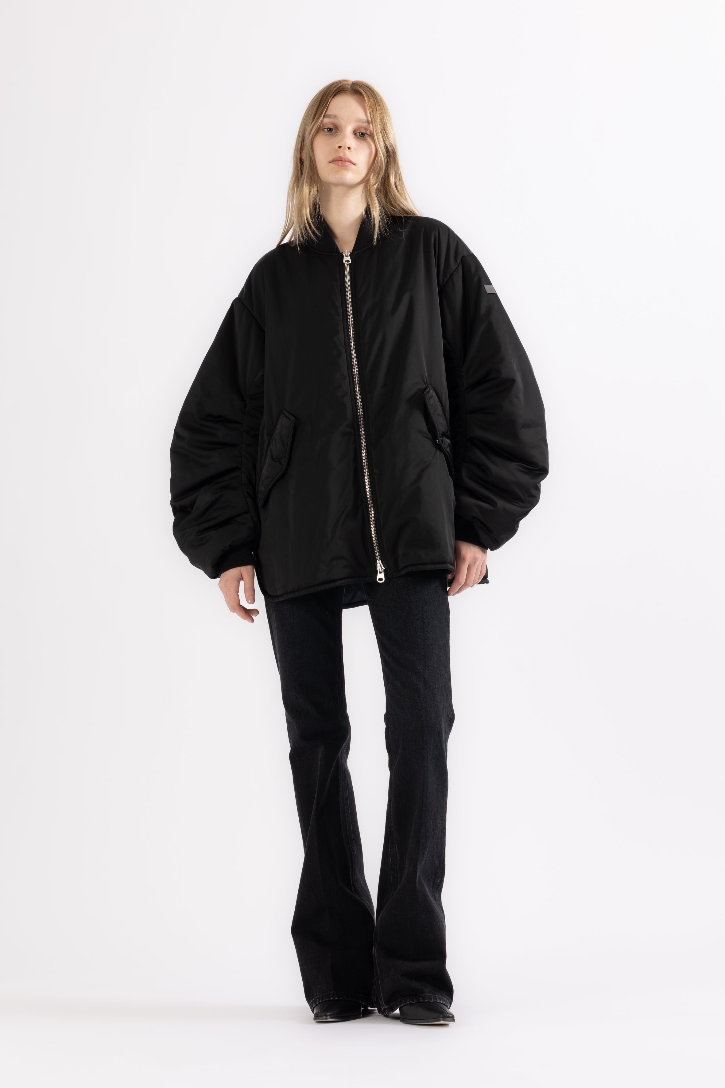 FLARED BOMBER JACKET RIA