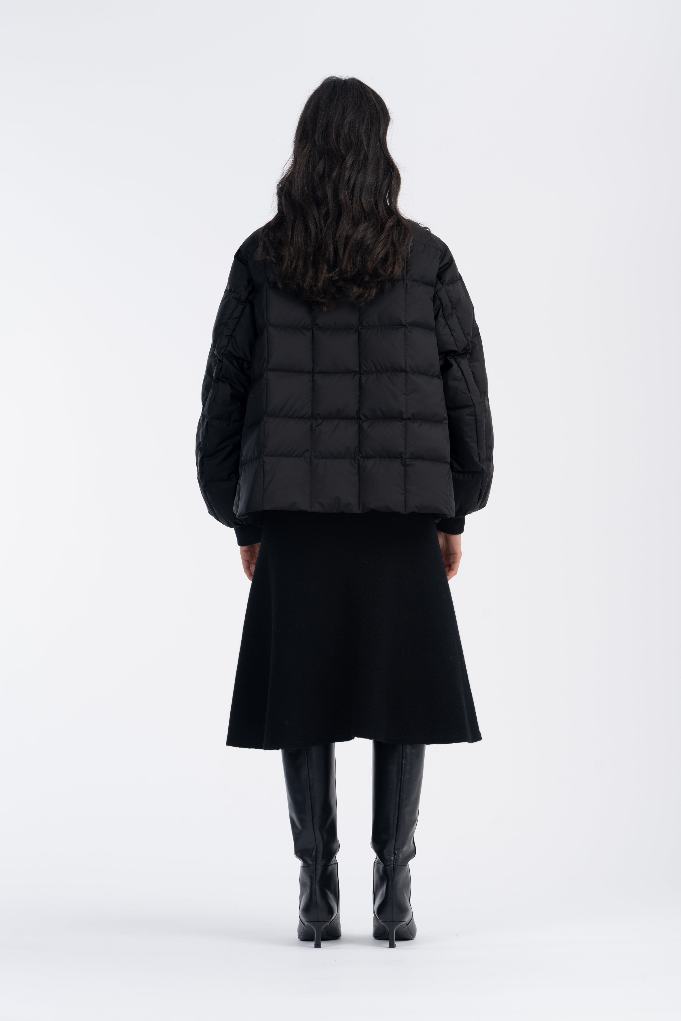 LEMPELIUS quilted lightweight jacket in black