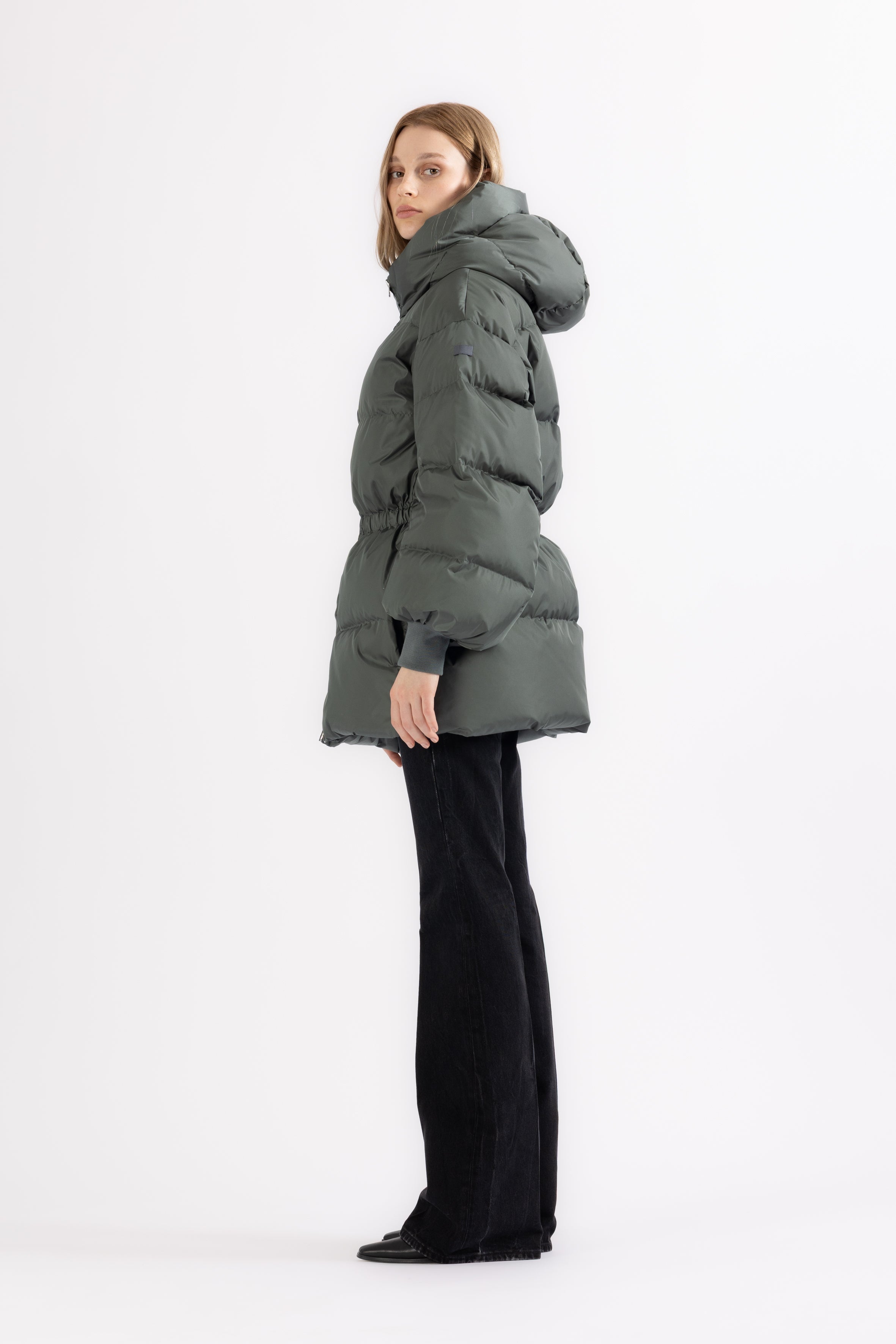 DRAWSTRING DOWN JACKET AZA 93