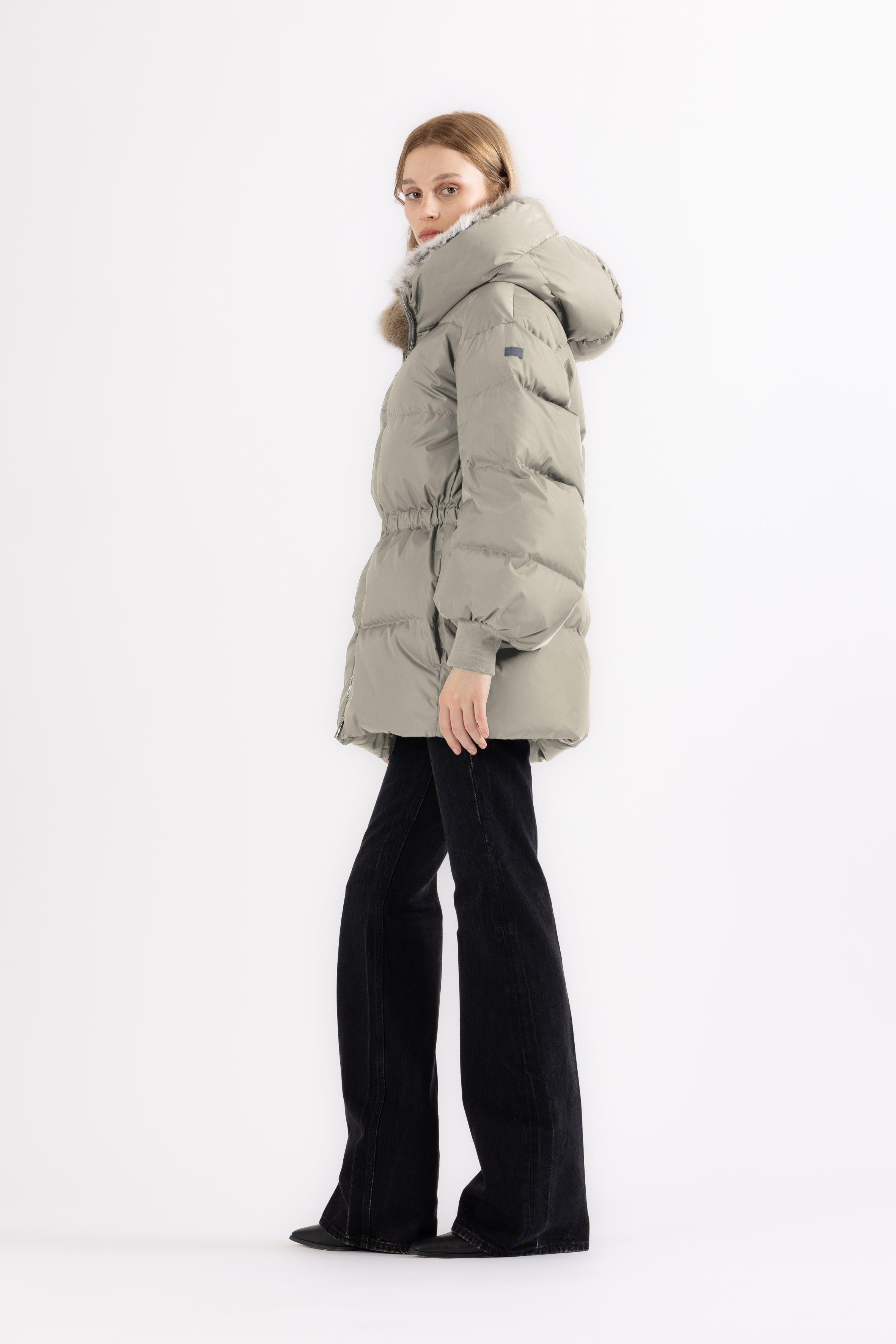DRAWSTRING DOWN JACKET AZA R 16