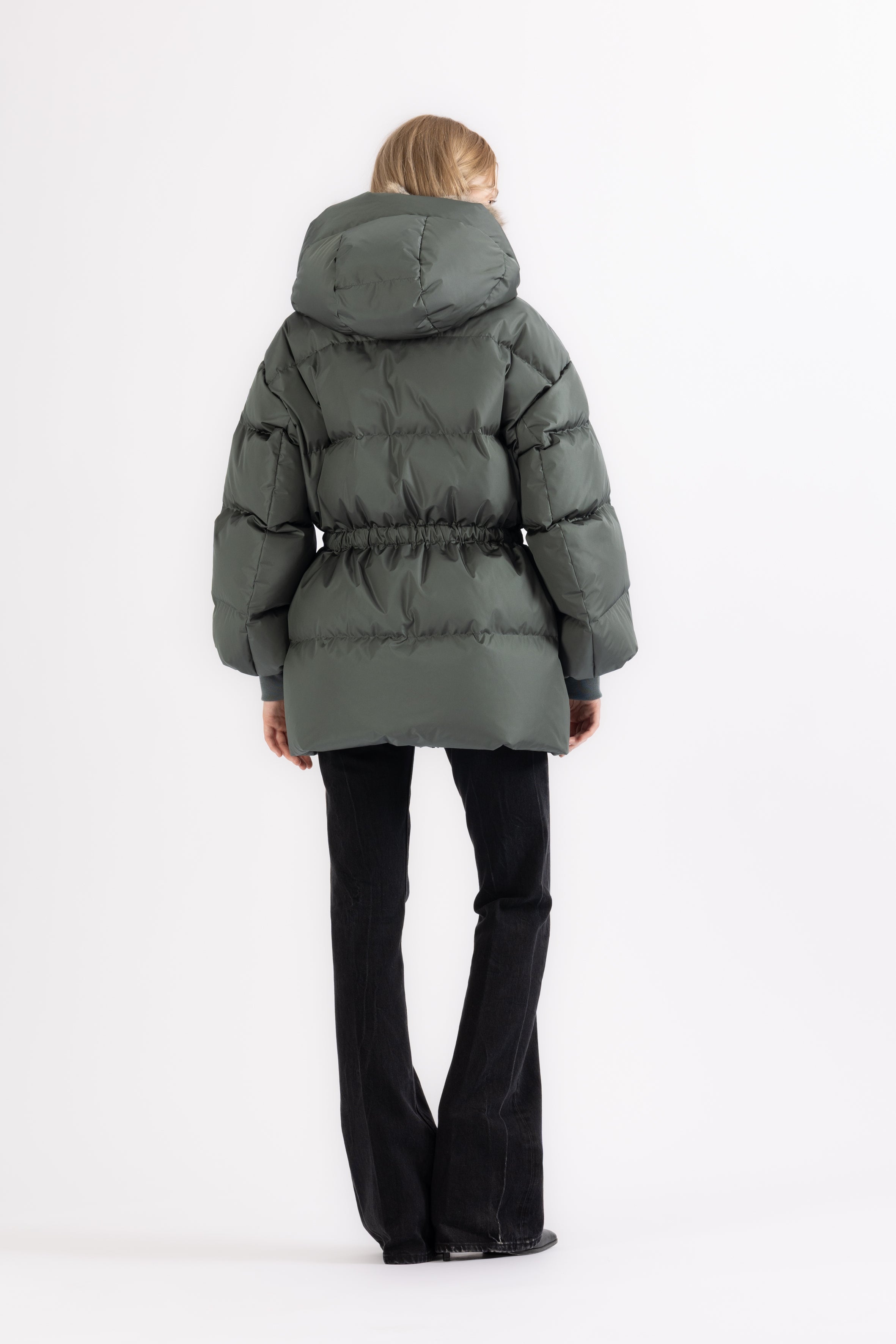 DRAWSTRING DOWN JACKET AZA R 93